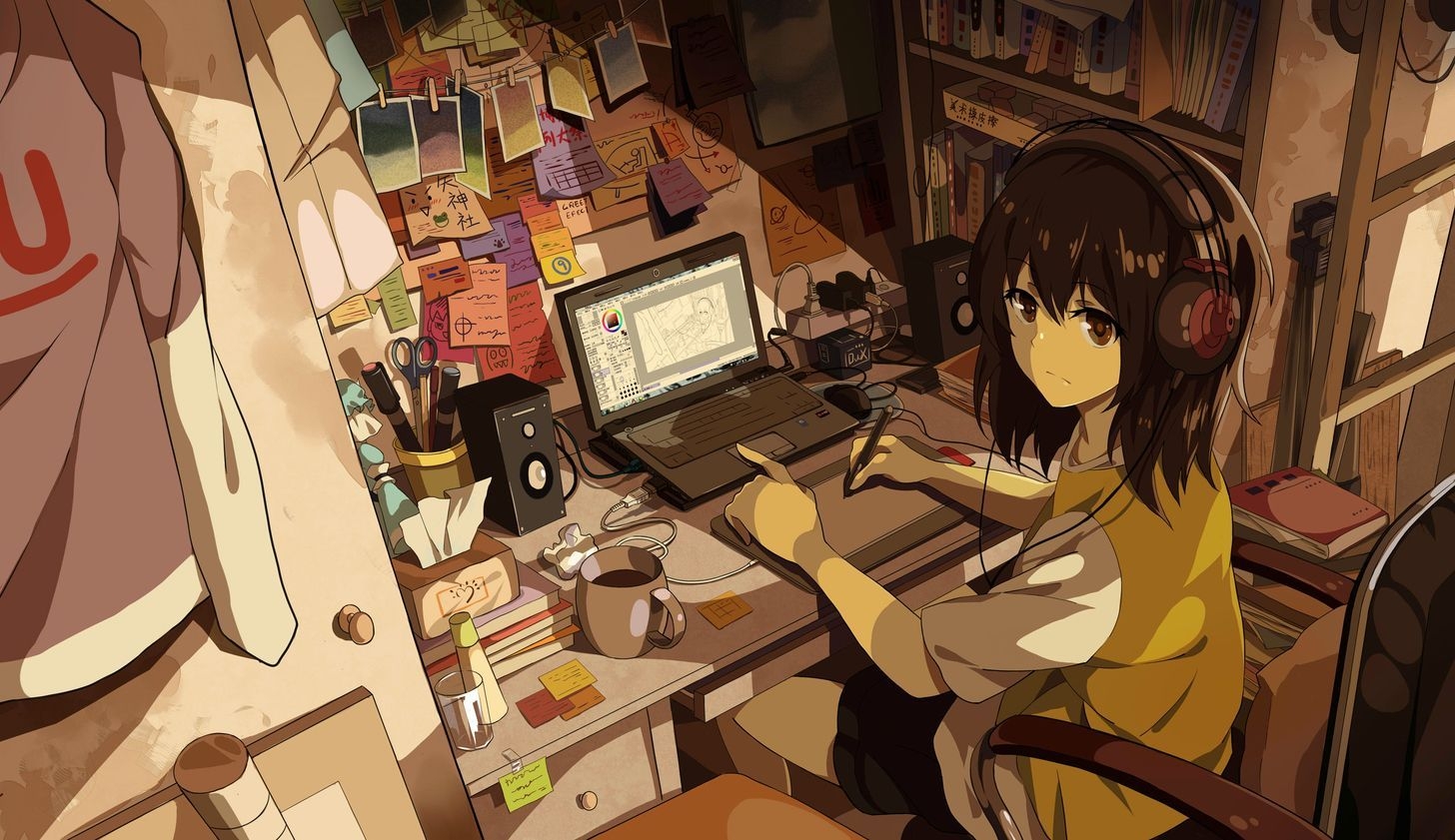 1460x850 Anime Writing Wallpaper Free Anime Writing Background, Desktop