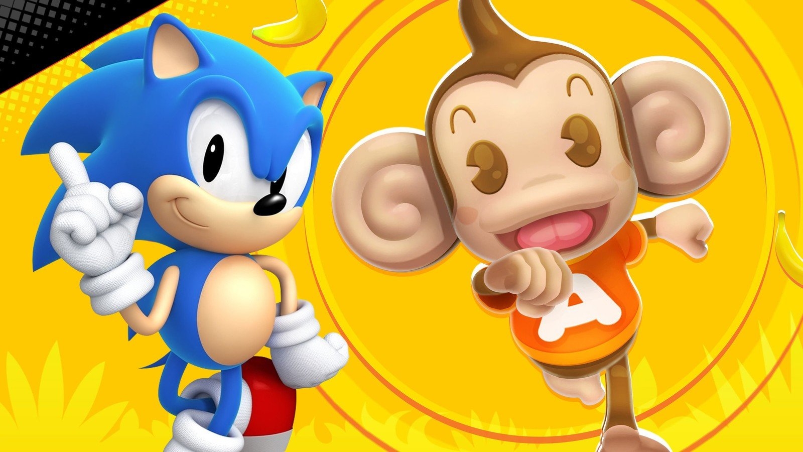 1600x900 Sonic and Tails are free unlockable characters in Super Monkey Ball Banana Mania, Desktop