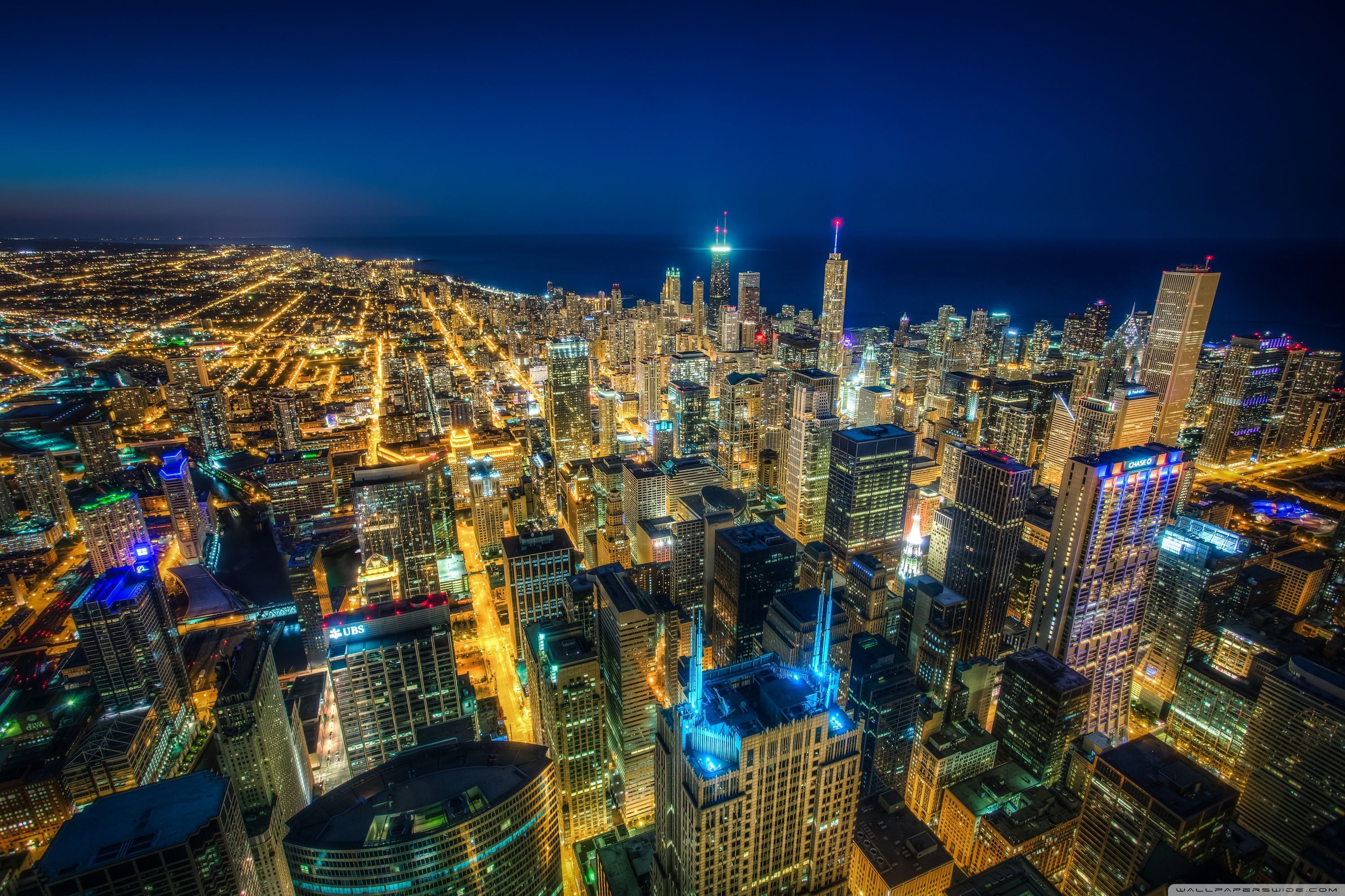 3000x2000 Chicago Skyscrapers Ultra HD Desktop Background Wallpaper for 4K UHD TV, Widescreen & UltraWide Desktop & Laptop, Multi Display, Dual Monitor, Tablet, Desktop