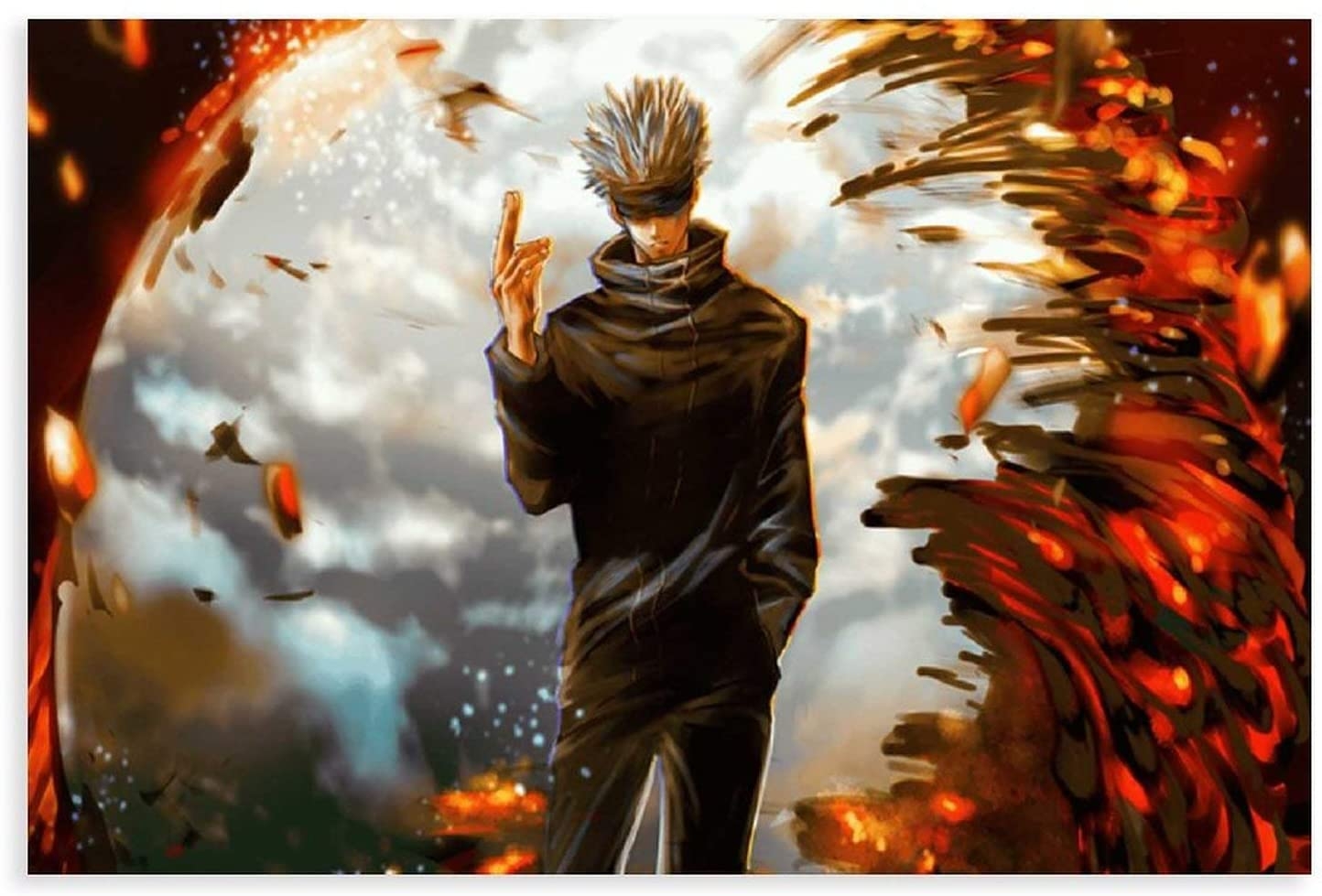 1450x980 Jujutsu Kaisen Wallpaper 4k Canvas Poster Bedroom Decor Sports Landscape Office Room Decor Gift 24×36inch(60×90cm) Unframe Style1: Everything Else, Desktop