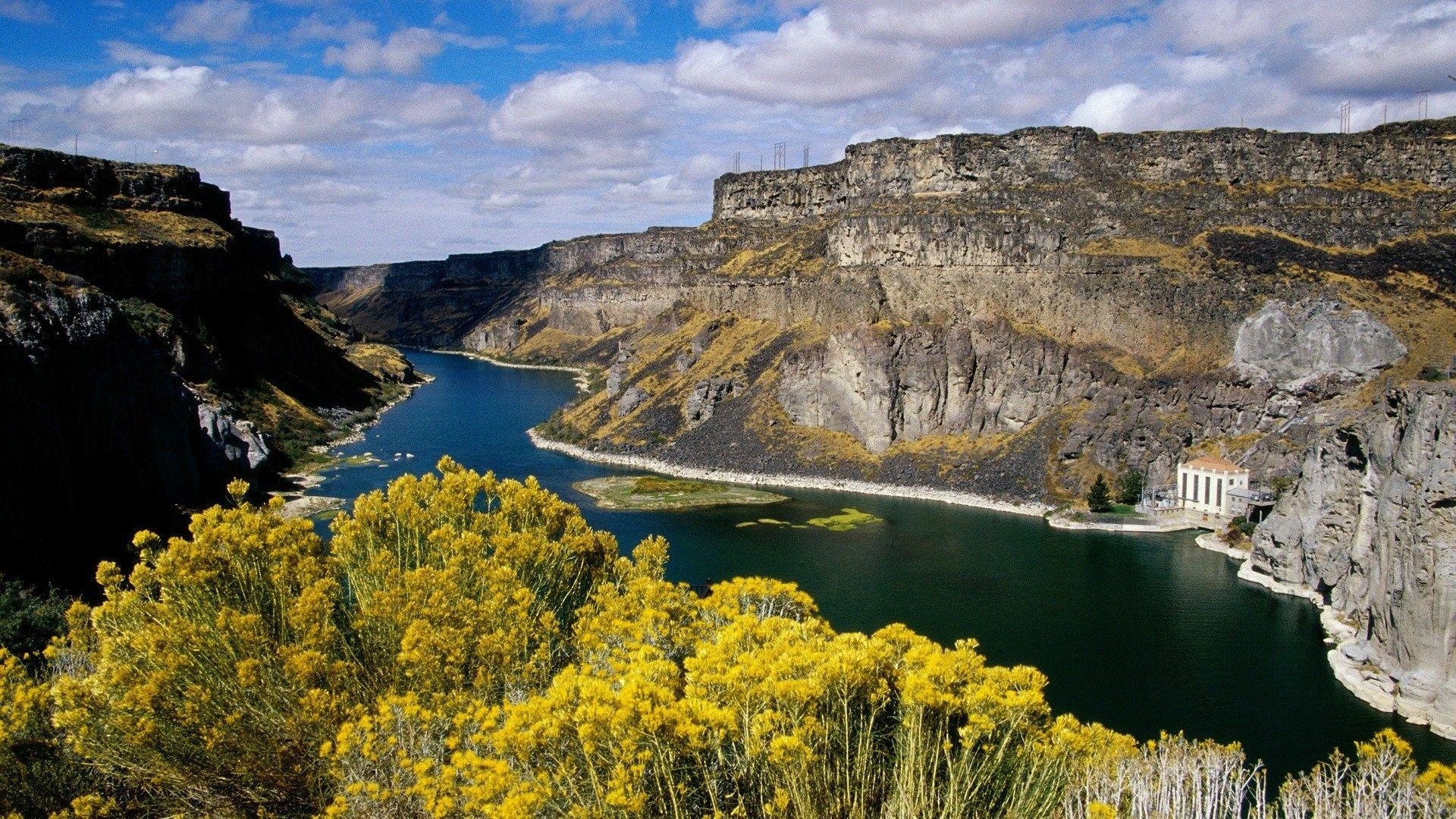 1920x1080 Rivers: Waterfalls Idaho Parks Nature Wallpaper Samsung Galaxy S3, Desktop