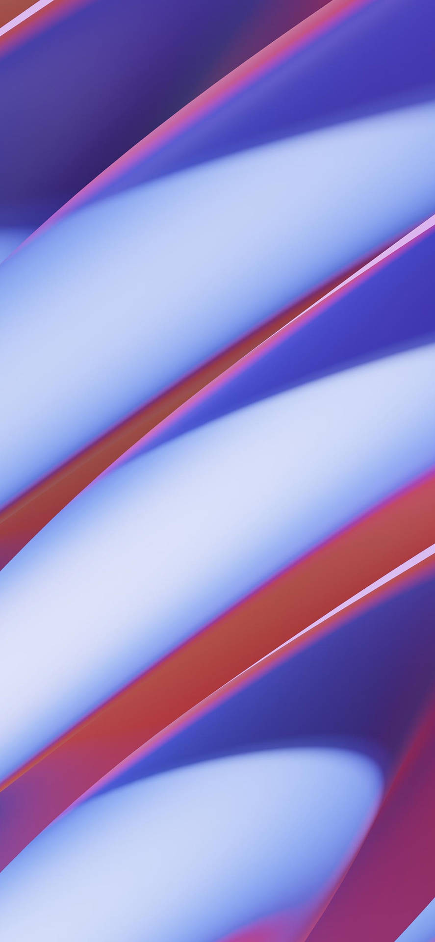 890x1920 Download iPhone 14 Pro 3D Purple And Red Wallpaper, Phone