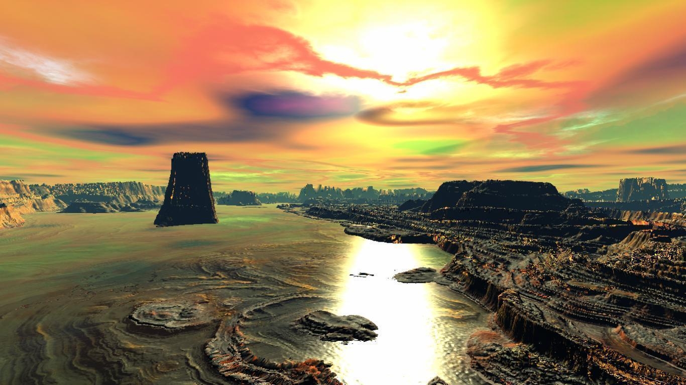 1370x770 Landscape 3D Wallpaper Windows  Wallpaper, Desktop