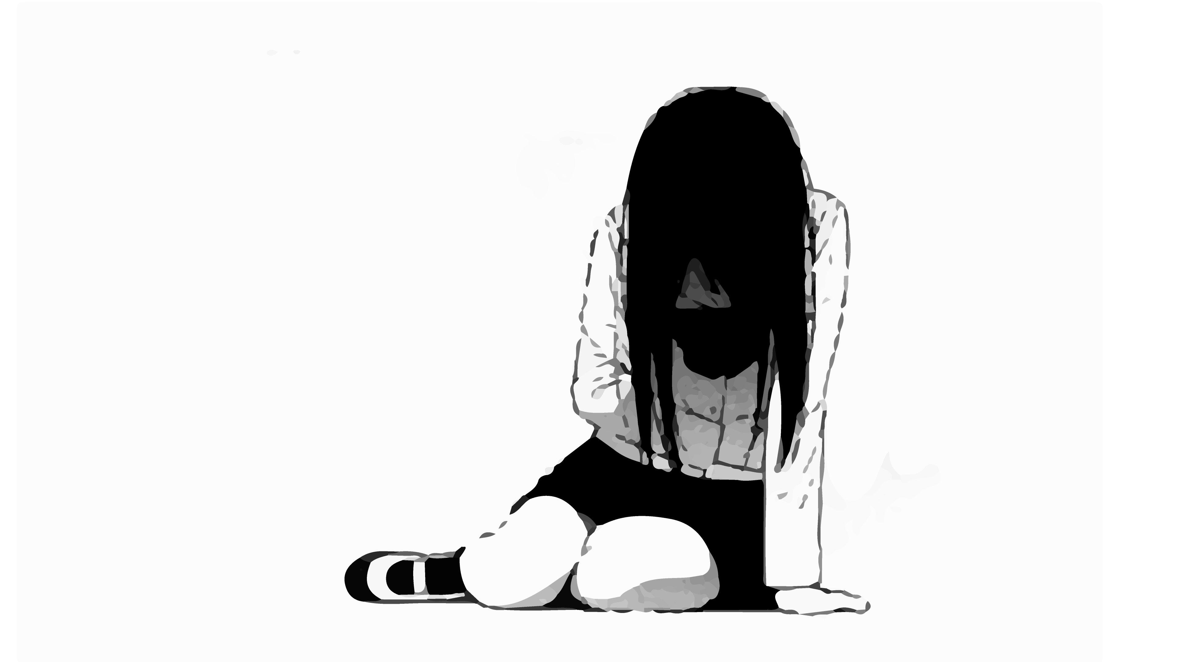 3840x2160 Depressed Sad Anime Girls, HD Wallpaper & background Download, Desktop