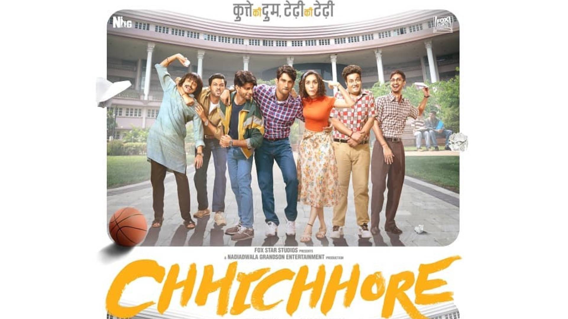 1920x1080 Latest Poster Of Chhichhore Shows Shraddha Kapoor Sushant, Desktop