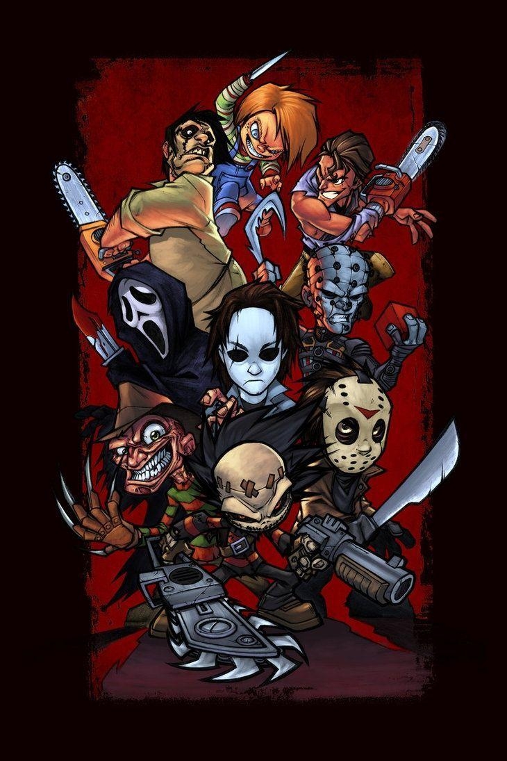 730x1100 Horror Characters Wallpaper Free Horror Characters, Phone