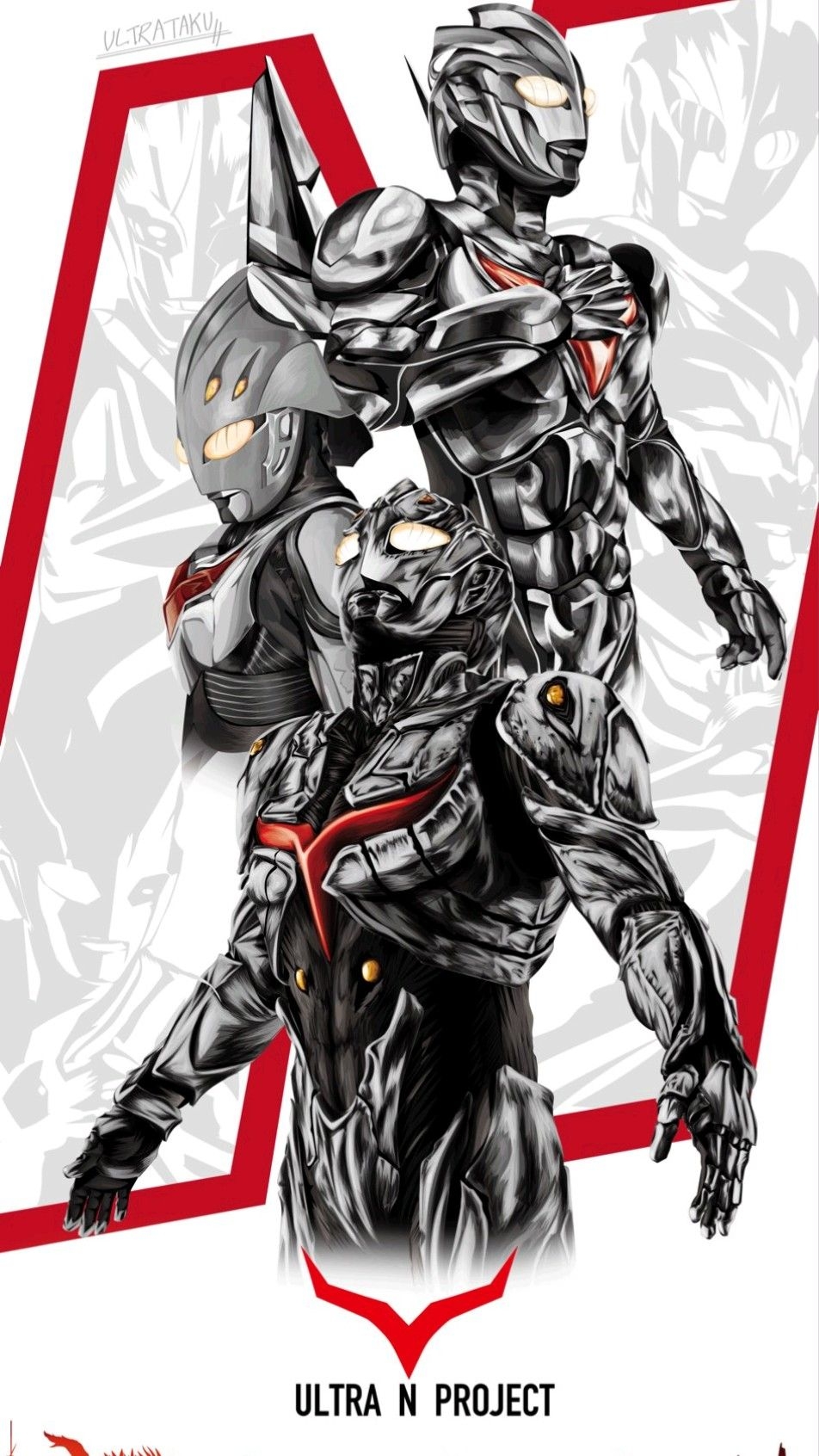 960x1700 ultra n project and shin ultraman. Japanese superheroes, Cool anime wallpaper, Concept art character, Phone