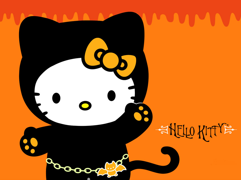 1030x770 Cartoon Halloween Wallpaper Kitty Halloween Background, Desktop