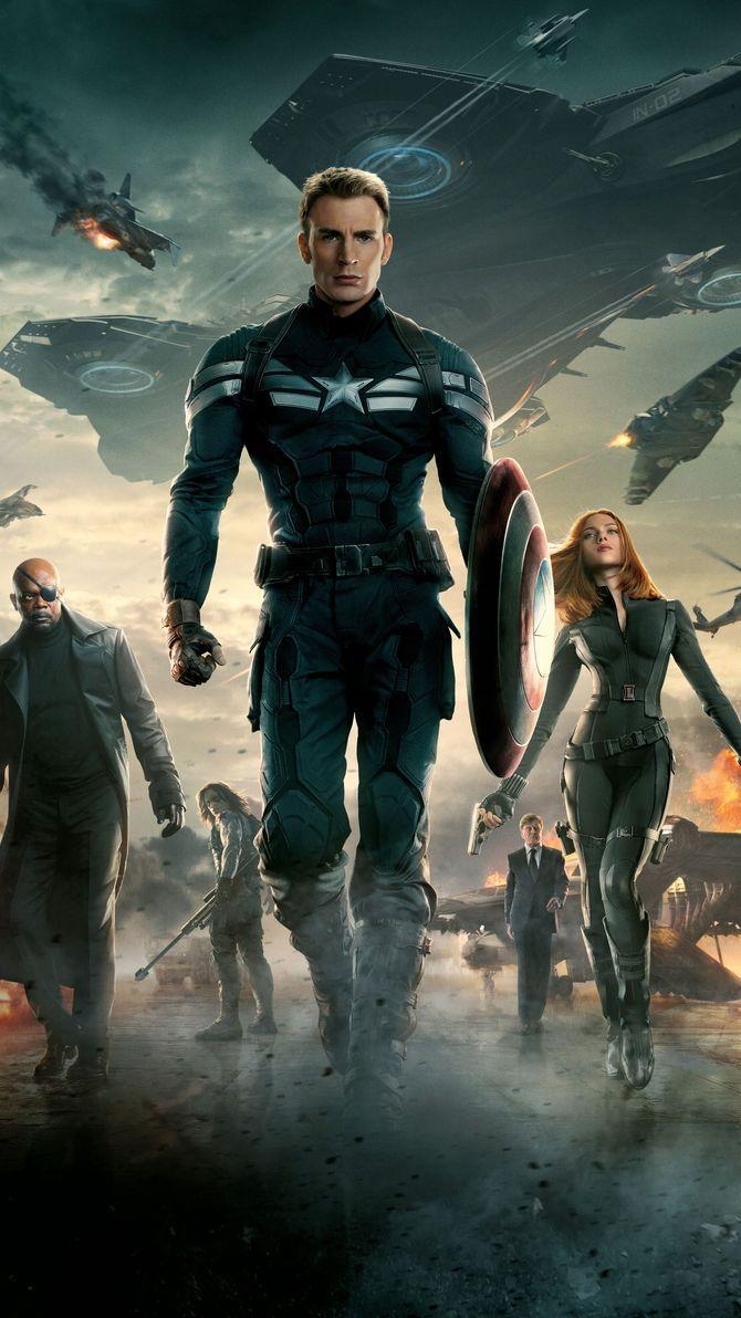 670x1200 Captain America: The Winter Soldier (2014) Phone Wallpaper, Phone