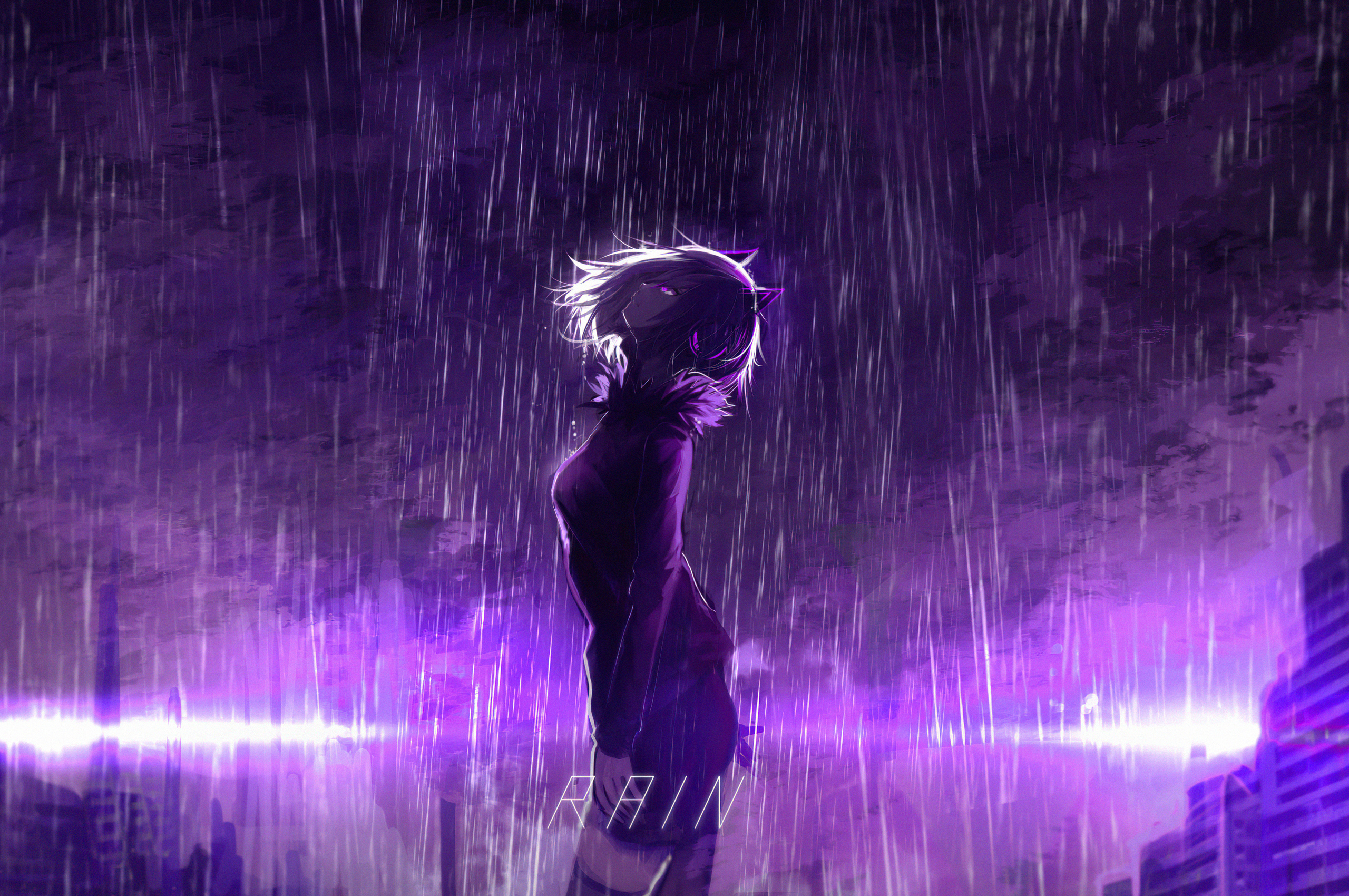 2560x1700 Purple Rain Chromebook Pixel HD 4k Wallpaper, Image, Background, Photo and Picture, Desktop