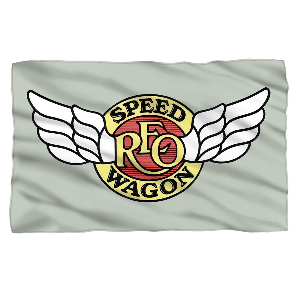 1000x1000 Reo Speedwagon Speedwagon Logo Fleece Blanket White, Phone