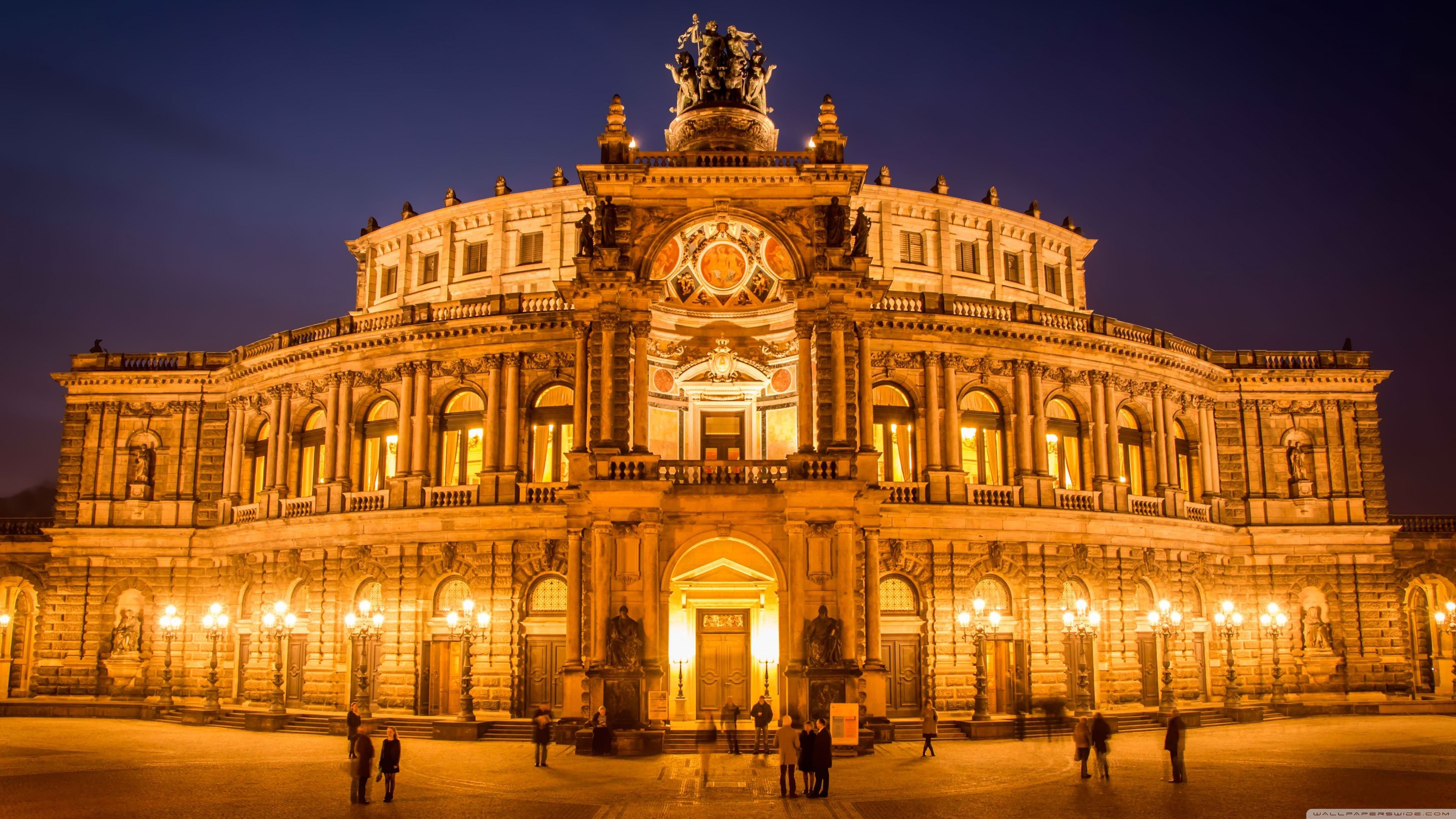 3840x2160 Dresden Semper Opera ❤ 4K HD Desktop Wallpaper for 4K Ultra HD TV, Desktop