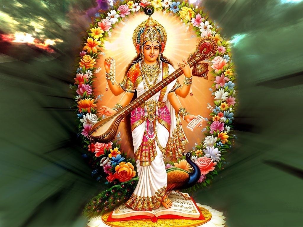 1030x770 Bhagwan Ji Help me: Maa Saraswati HD Wallpaper, Maa Saraswati, Desktop