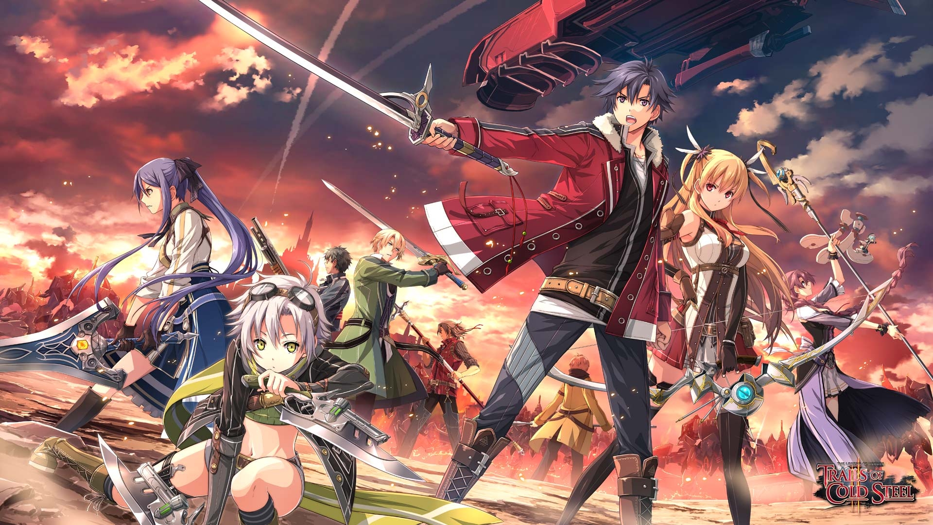 1920x1080 Battling with friends. Wallpaper from The Legend of Heroes: Trails, Desktop