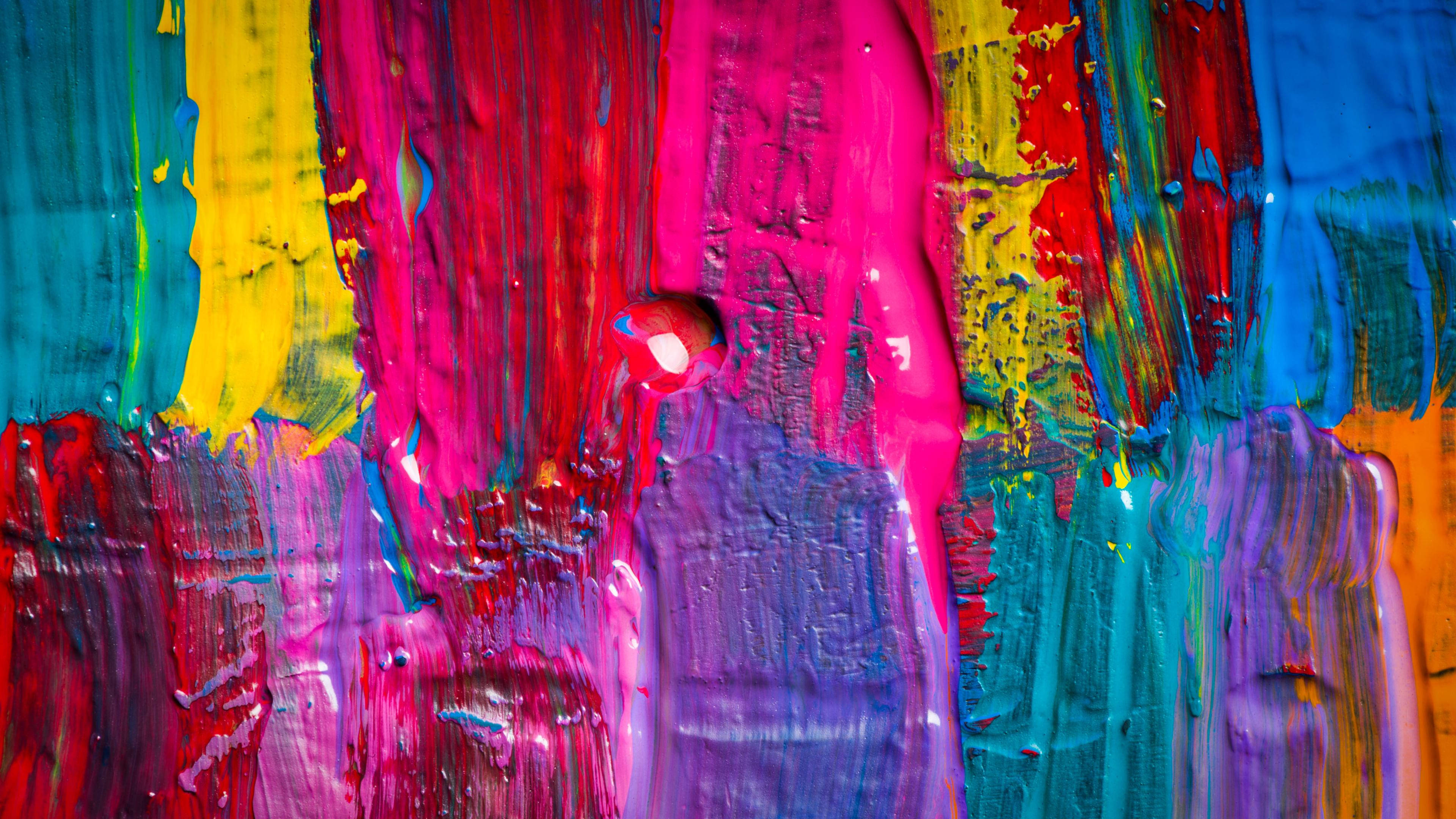 3840x2160 Download A Swirl of Vibrant Color and Emotion Wallpaper, Desktop