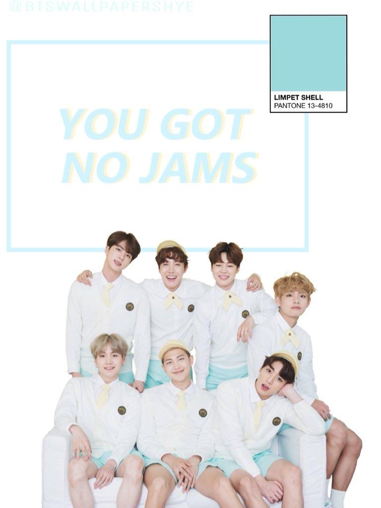 770x1030 BTS IPad Phone Aesthetic Blue Wallpaper, Phone