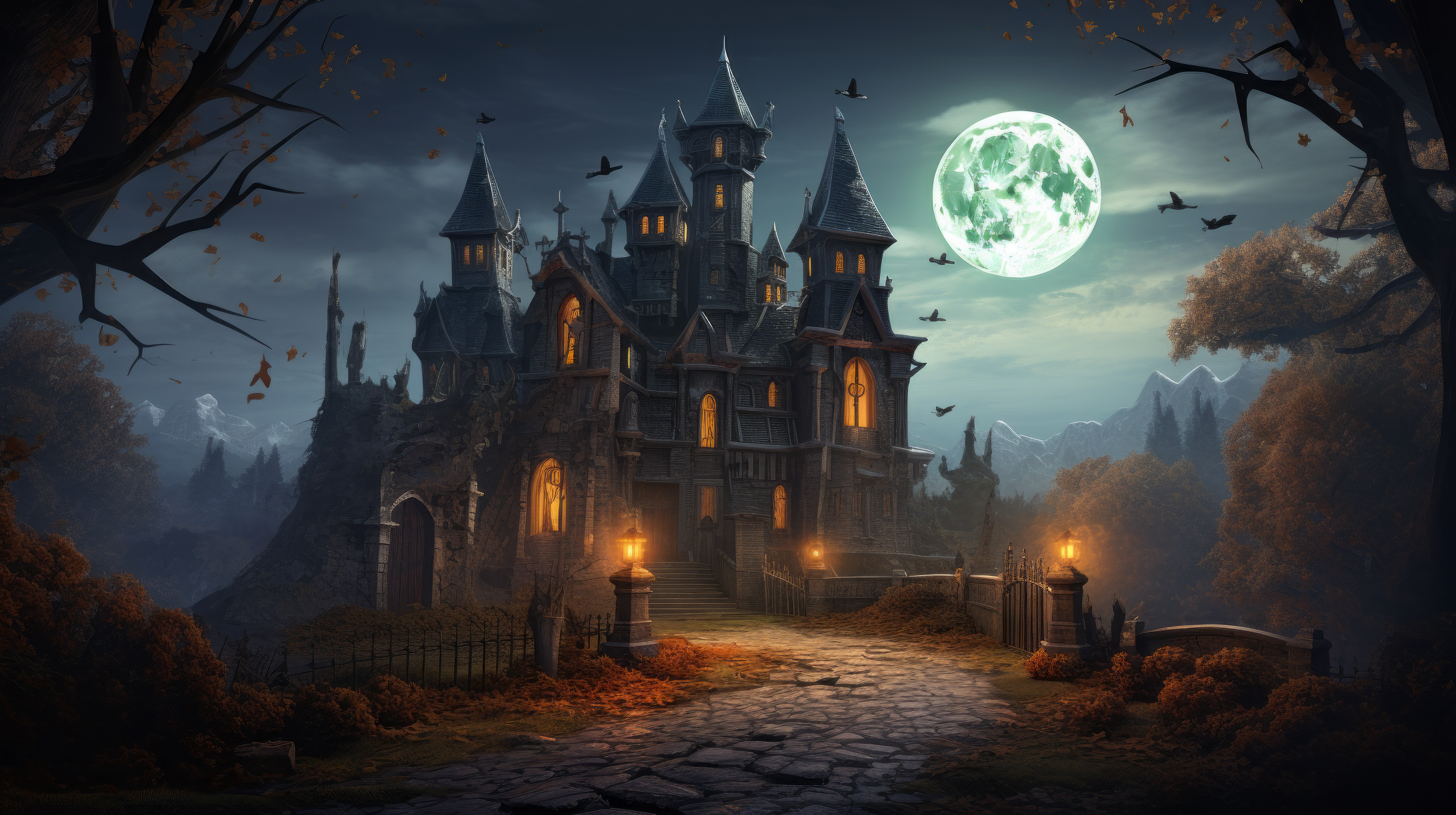 2190x1230 Halloween HD Wallpaper and Background, Desktop