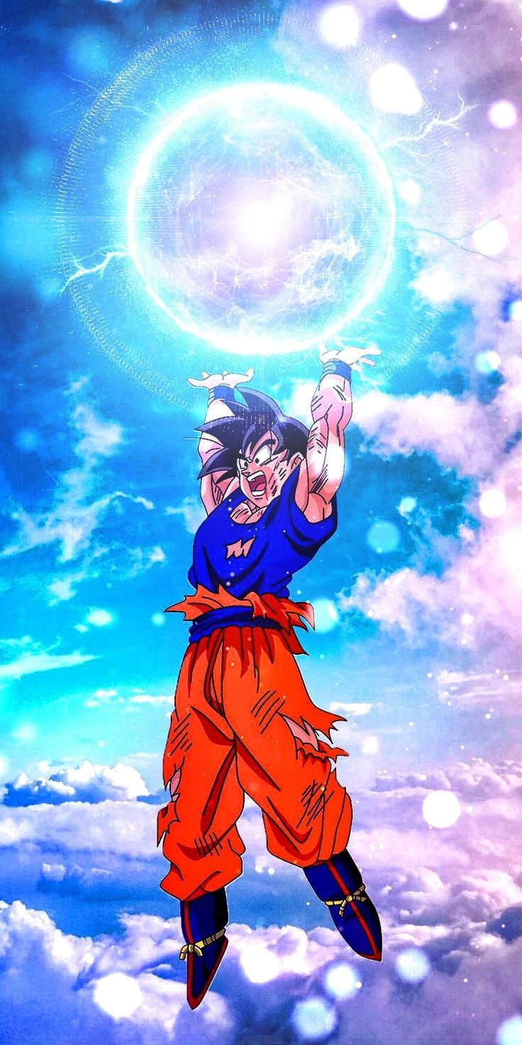 740x1480 Power of the Genki Dama Spirit Bomb. Dragon ball super manga, Anime dragon ball super, Dragon ball art, Phone