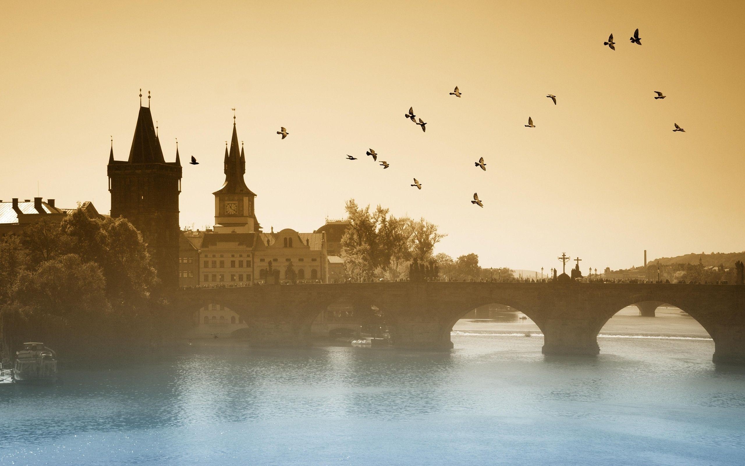 2560x1600 Prague City HD Wallpaper, Desktop