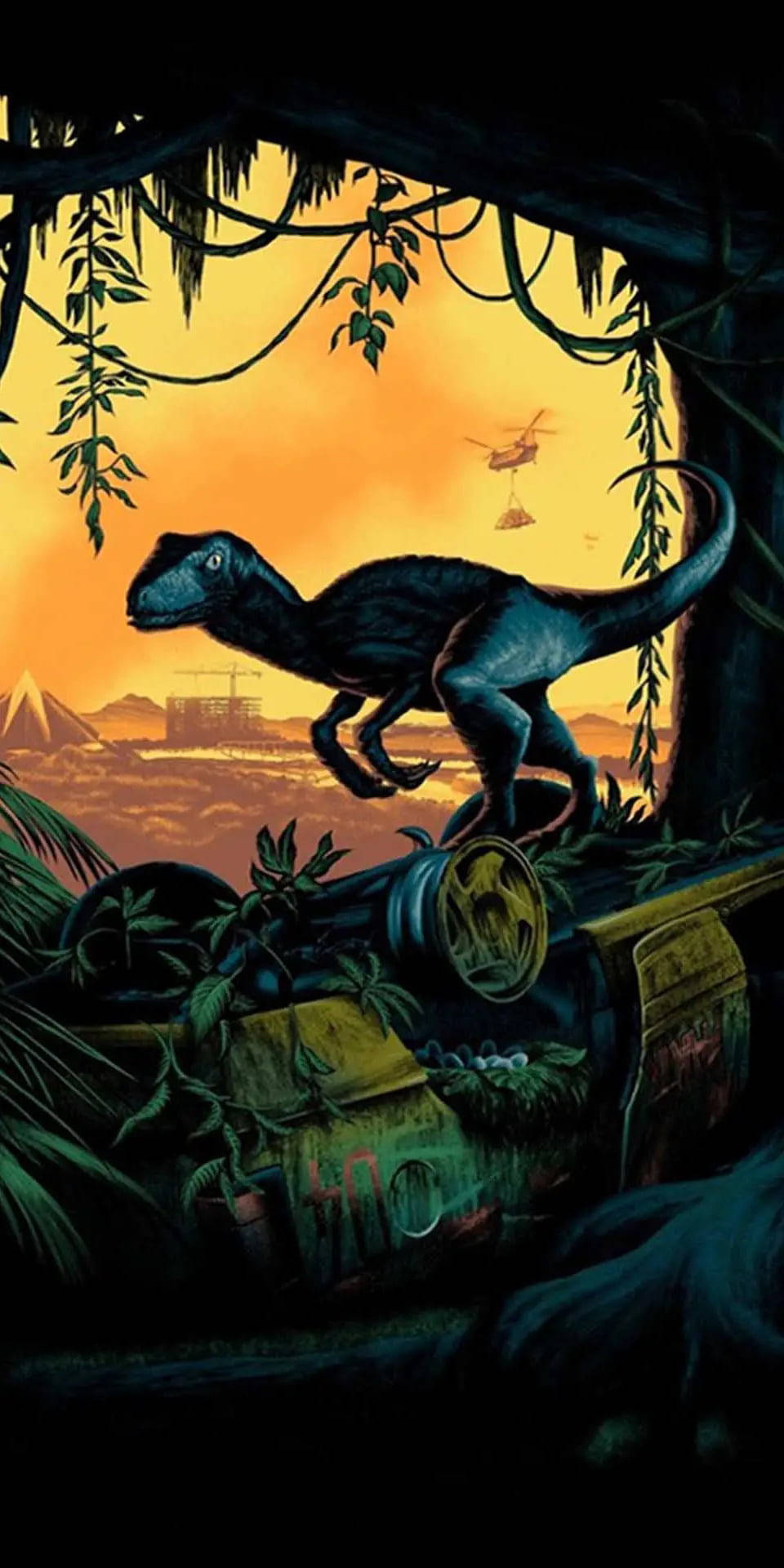 960x1920 Download Jurassic World Little Dinosaur Art Wallpaper, Phone