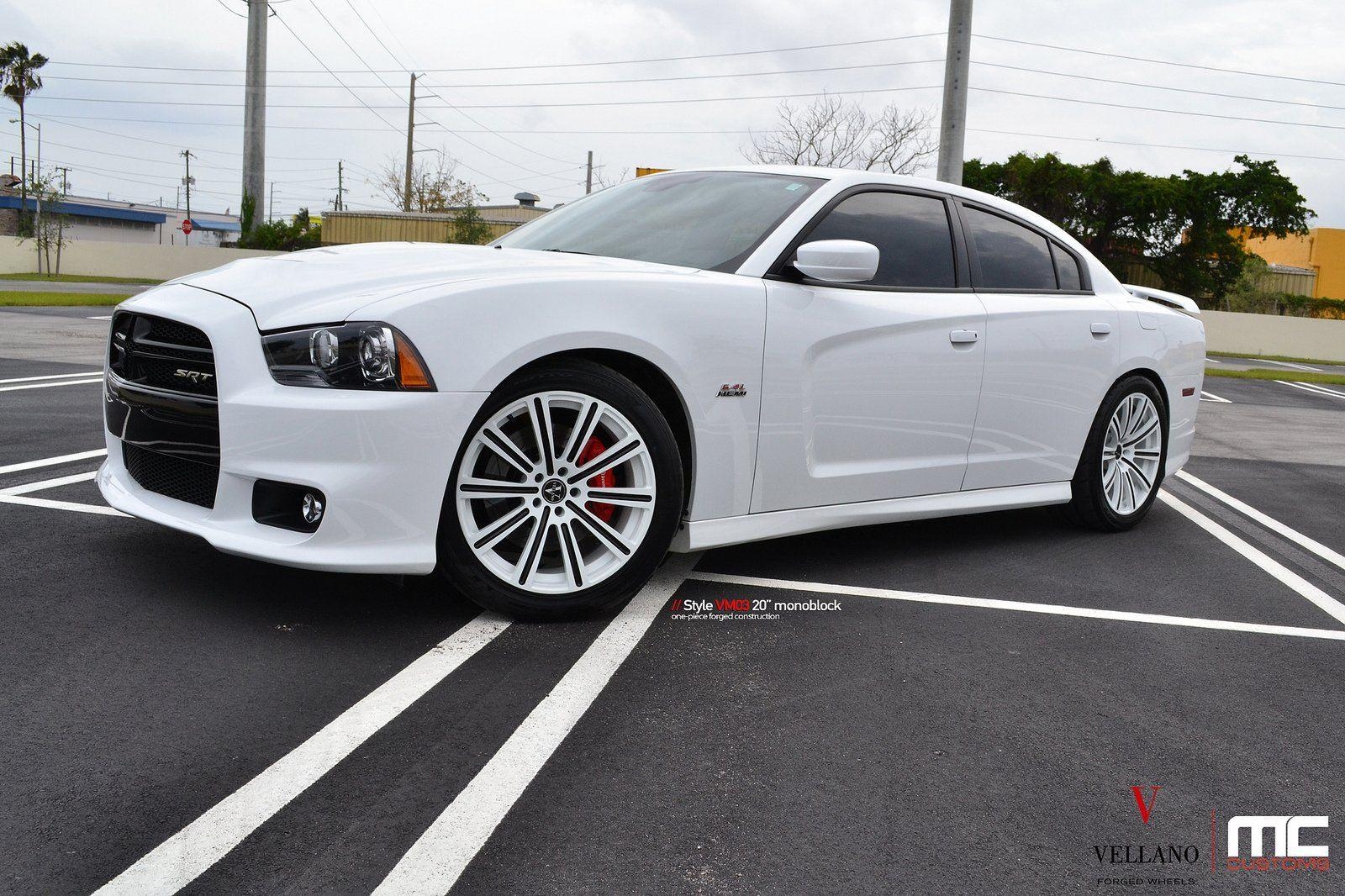 1600x1070 Dodge charger white Vellano wheels tuning cars wallpaperx1066, Desktop