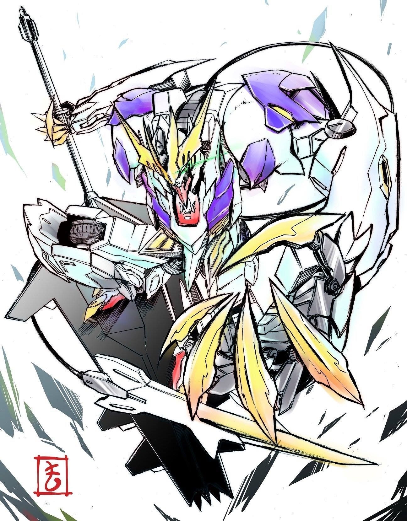 1300x1660 Gundam Barbatos Lupus Rex Wallpaper, Phone