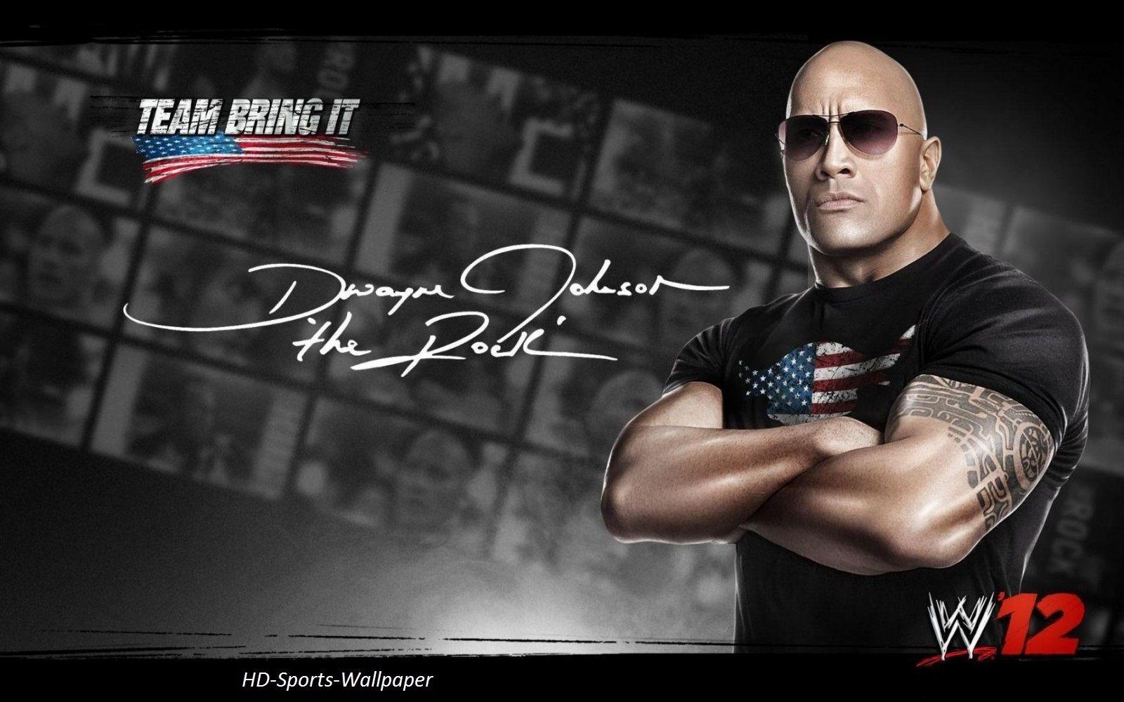 1600x1000 HD Sports Wallpaper: The Rock. HD Rock Wallpaper. HD WWE Super Star, Desktop