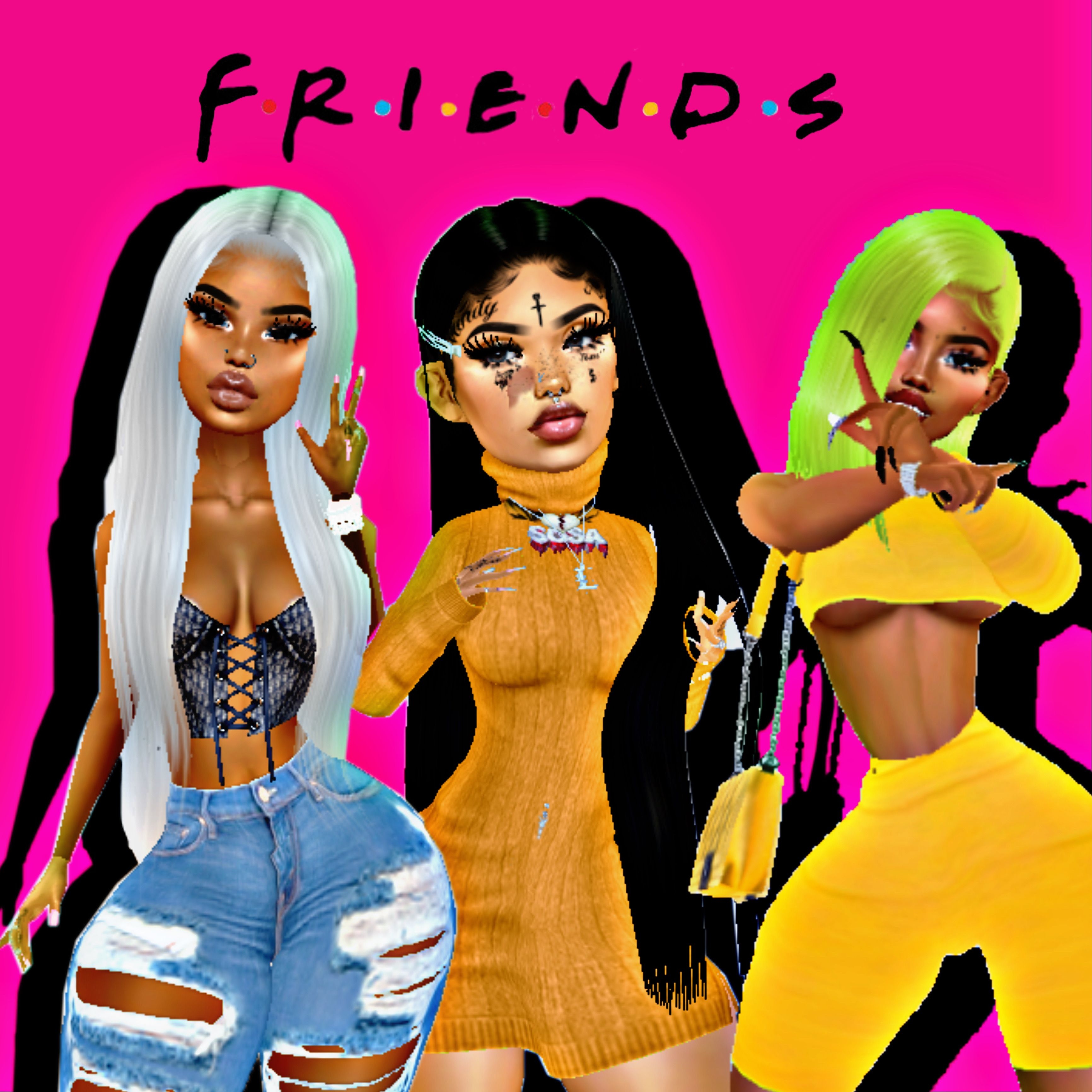 3470x3470 freetoedit #imvubsf #imvu #imvumodel. Black girl cartoon, Teenage girl outfits, Girl cartoon, Phone