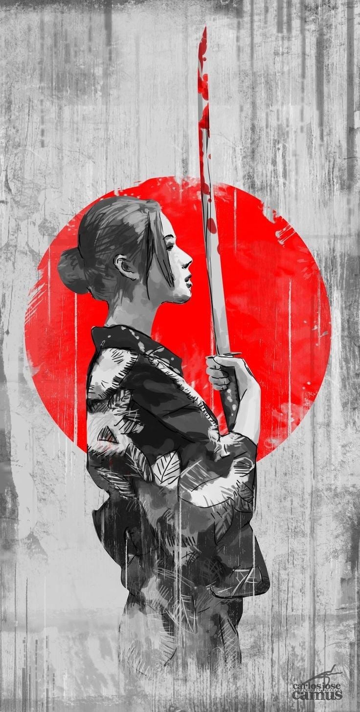 740x1460 Samurai, Phone