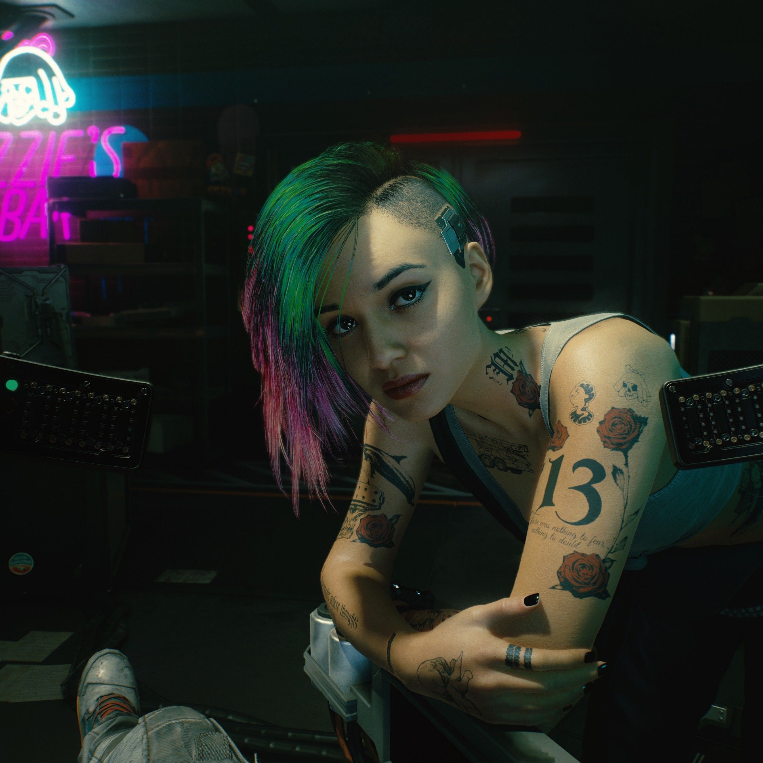 2560x2560 Judy Alvarez Wallpaper 4K, Cyberpunk Games, Phone