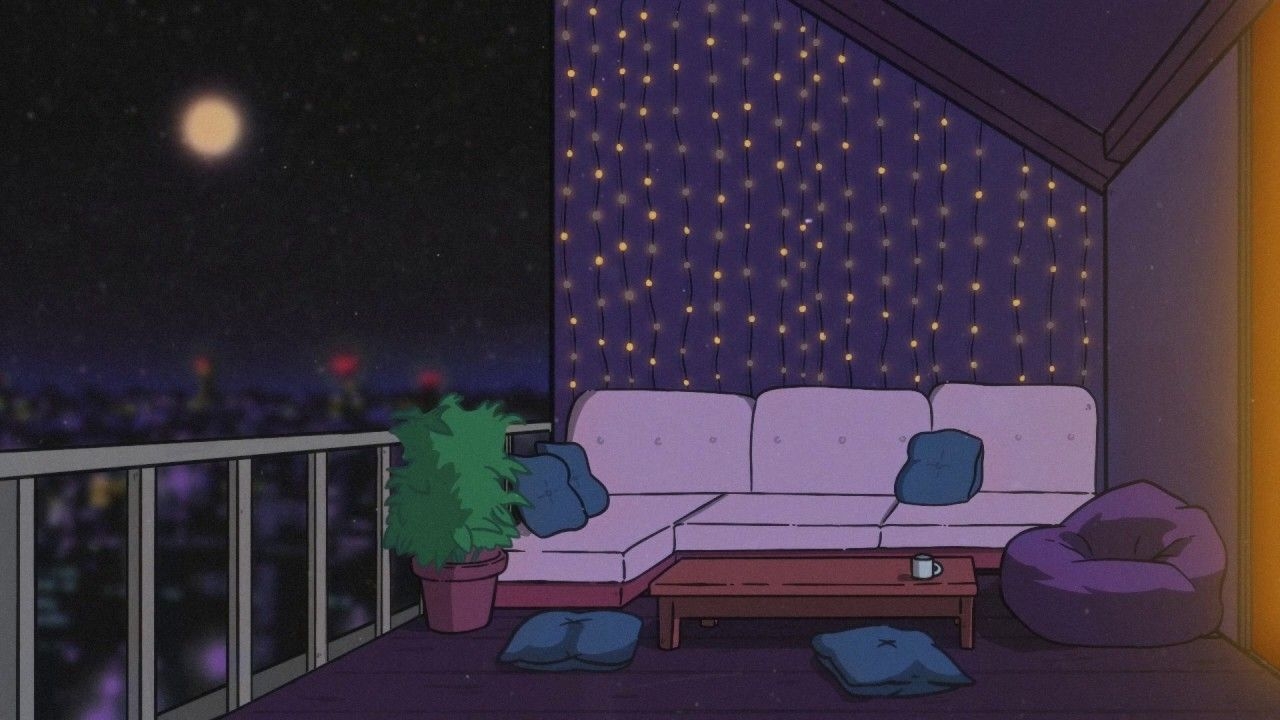 1280x720 relaxing lofi for late nights, Desktop