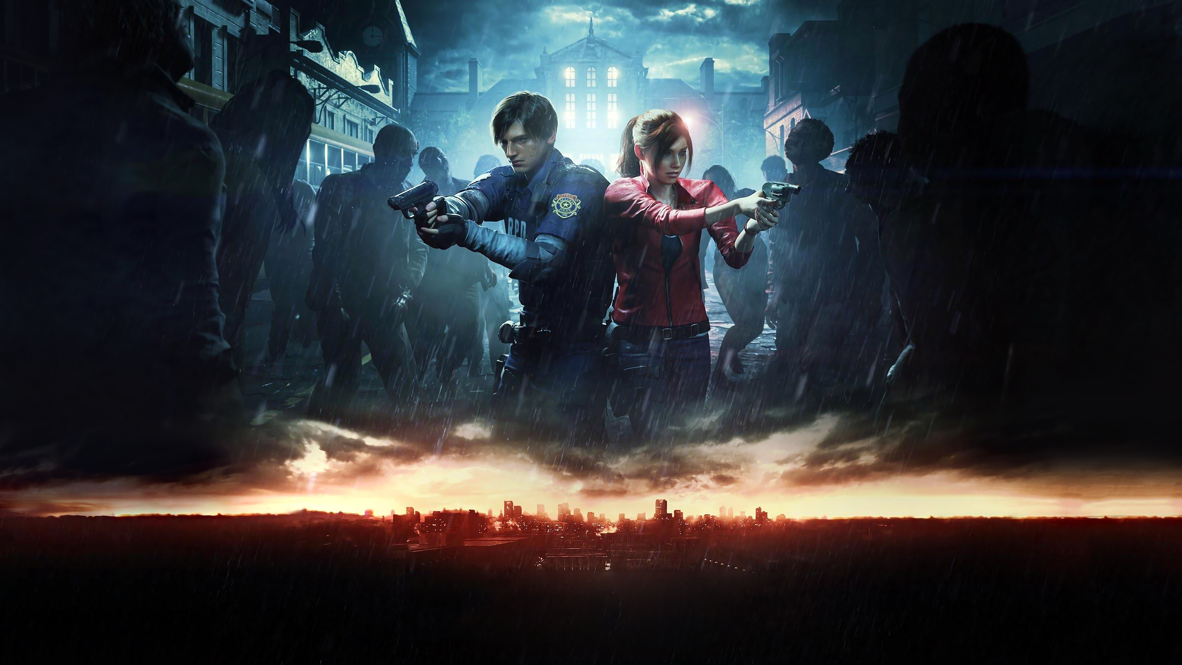 3840x2160 Resident Evil 2 (2019) Leon & Claire 4k Ultra HD Wallpaper, Desktop