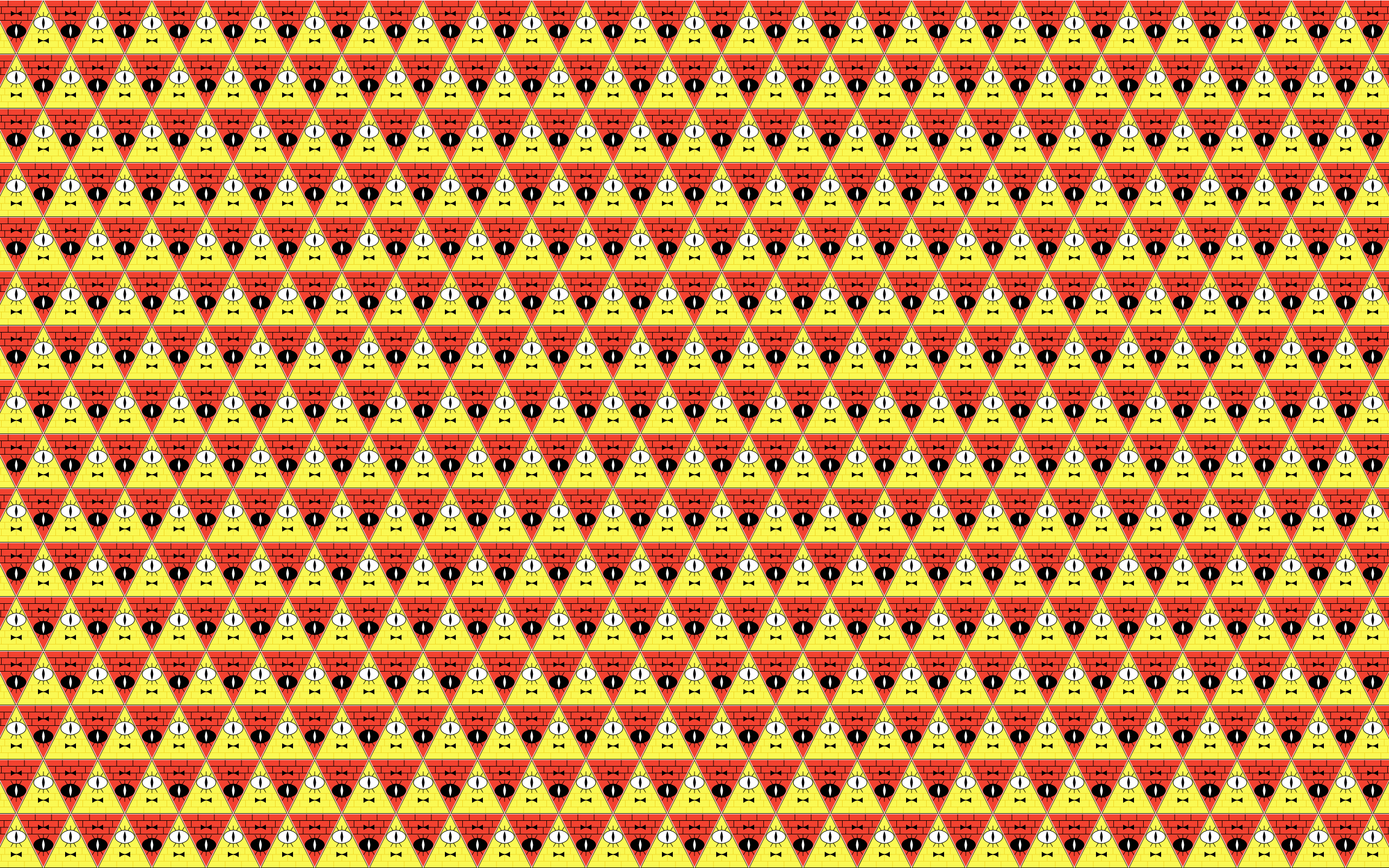 2560x1600 Bill Cipher Tesselation, Desktop