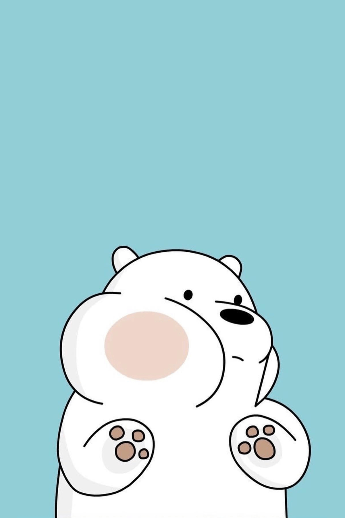 1210x1810 Ice bear. Wallpaper/ lock screens. Bare bears, We, Phone