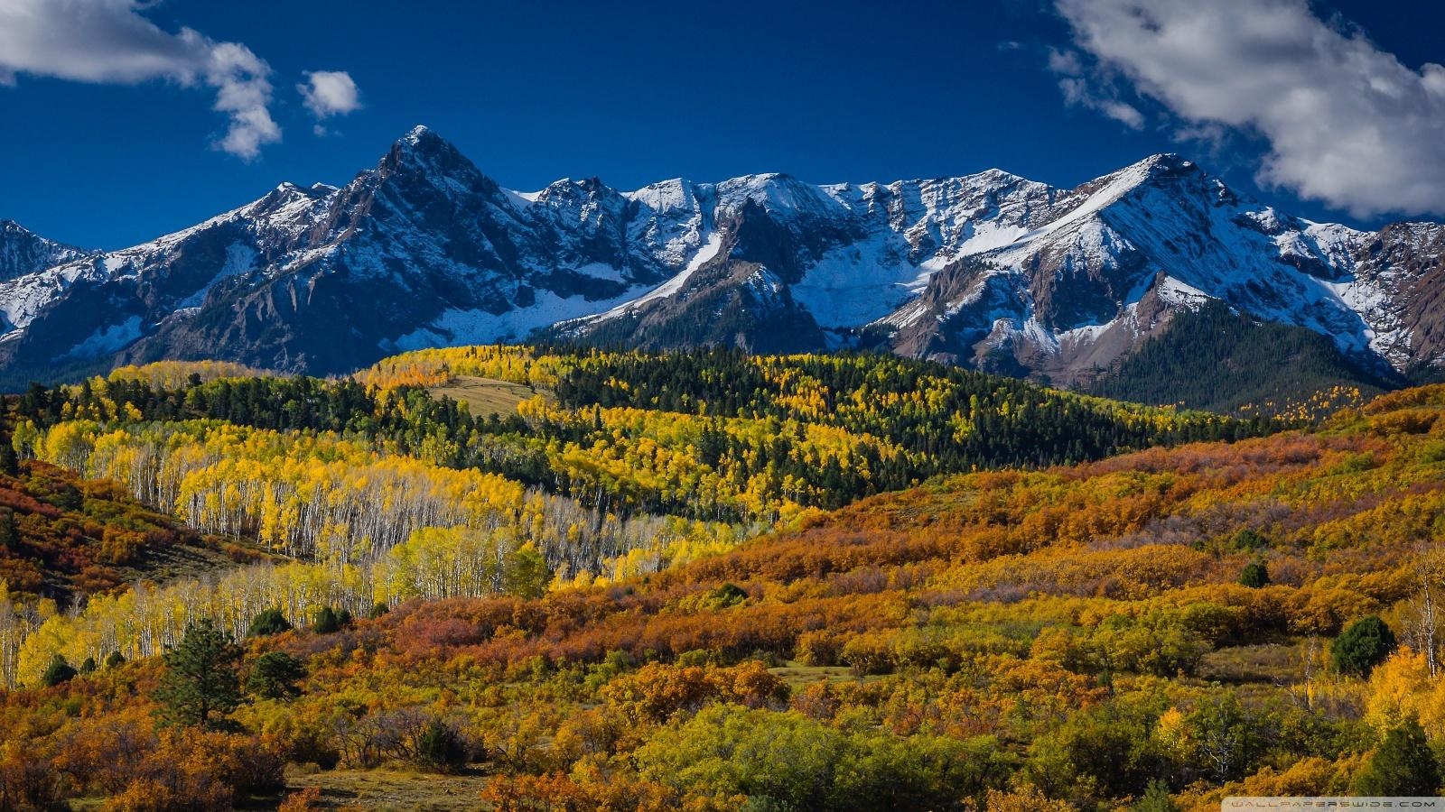 1600x900 Mountain Landscape In Aspen, Colorado ❤ 4K HD Desktop Wallpaper, Desktop