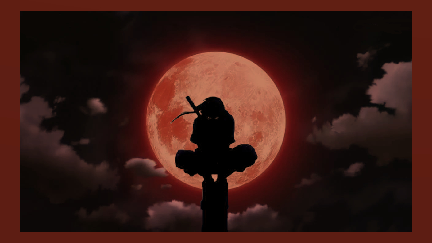 1410x800 Itachi wallpaper for makbook SK. Itachi, Anime background, Night sky wallpaper, Desktop