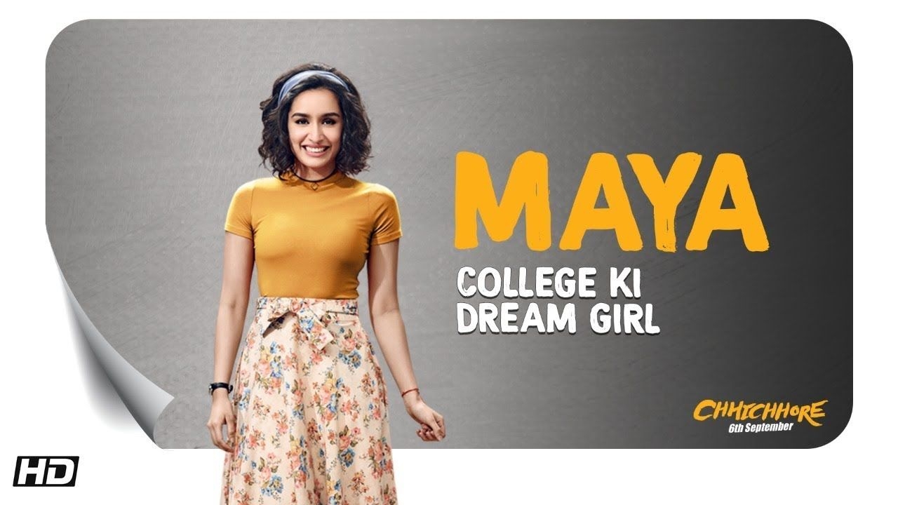 1280x720 Chhichhore. Introducing Maya. Shraddha Kapoor. Sushant. Nitesh, Desktop