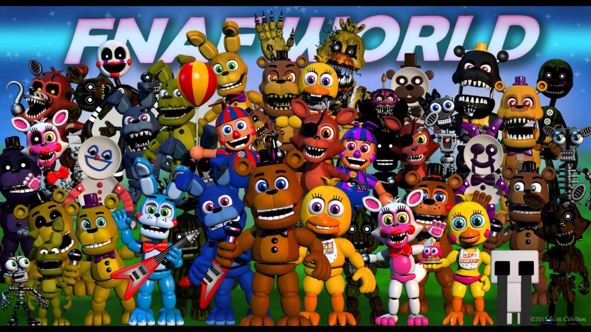 1920x1080 FNAF World Wallpaper HD, Desktop