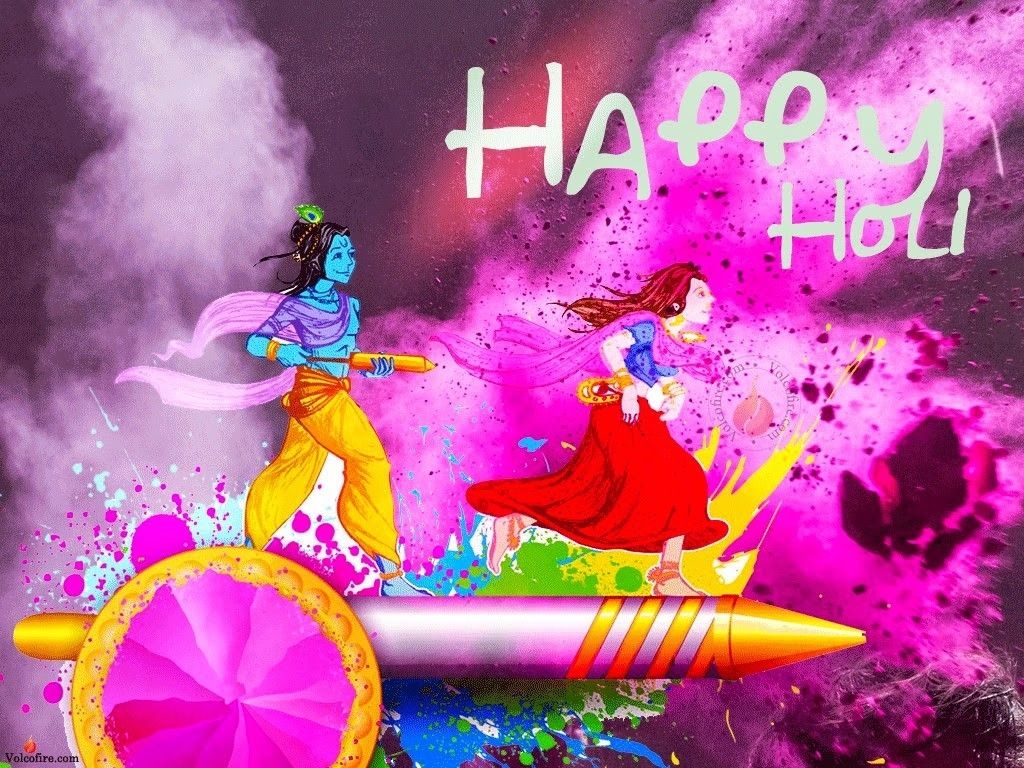 1030x770 Download Radha Krishna Holi HD Desktop Wallpaper Krishna, Desktop