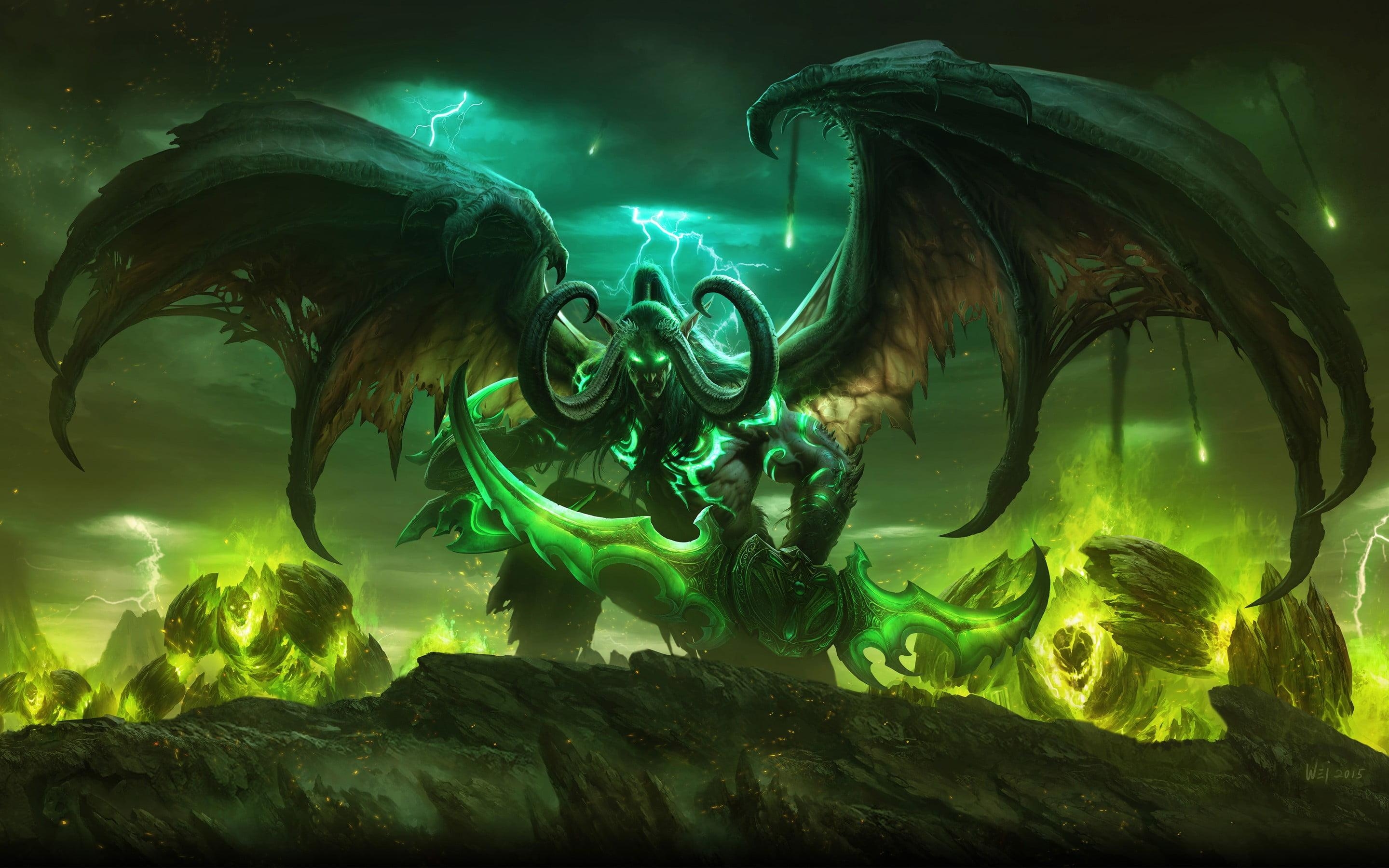 2880x1800 Dota 2 Terror Blade Illustration, World Of Warcraft, Of, Desktop