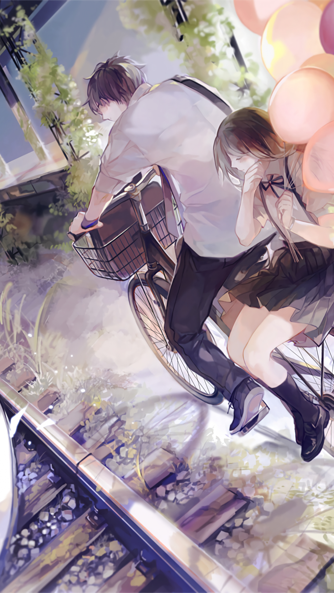 1080x1920 iPhone Anime Couple Wallpaper HD, Phone