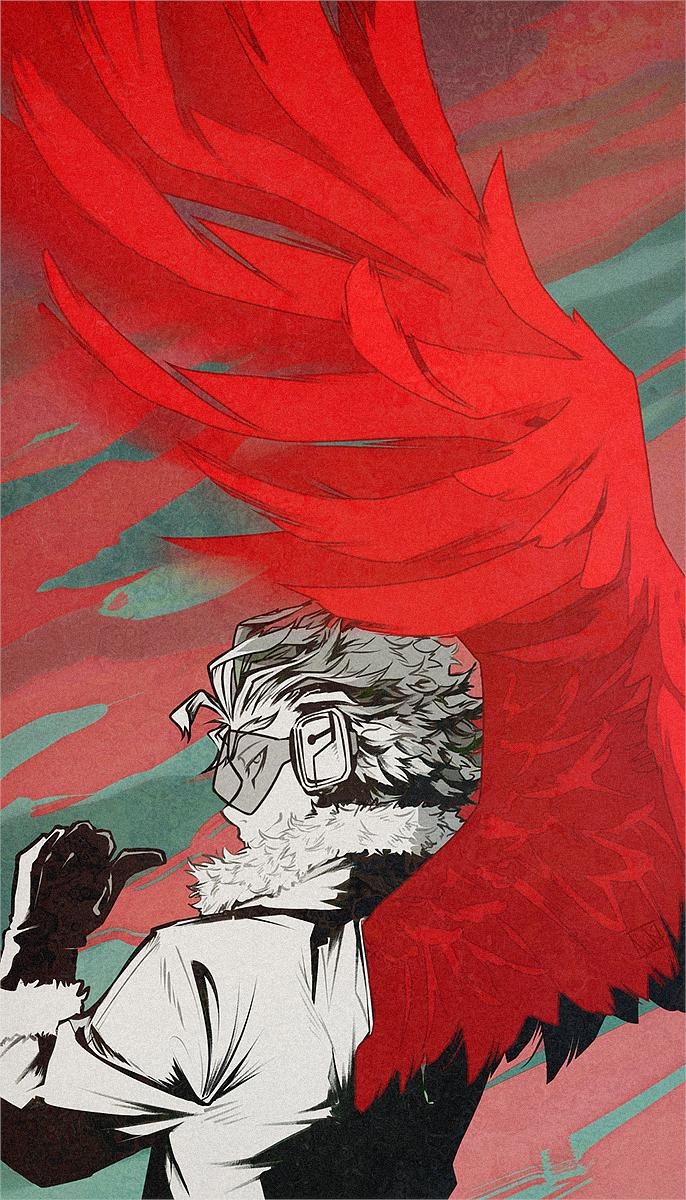 690x1200 hawks art no Hero Academia Wallpaper, Phone