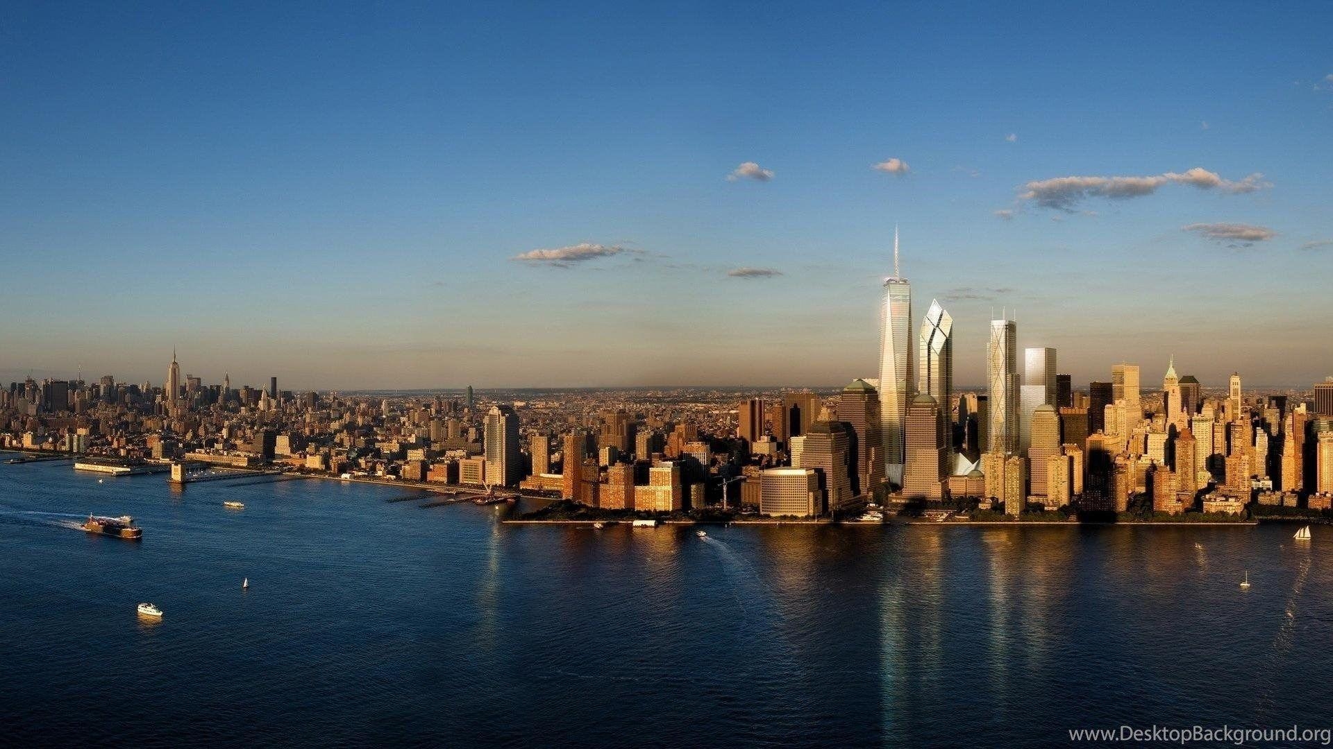 1920x1080 Wallpaper Landscape World Trade Center New York One City Night HD, Desktop