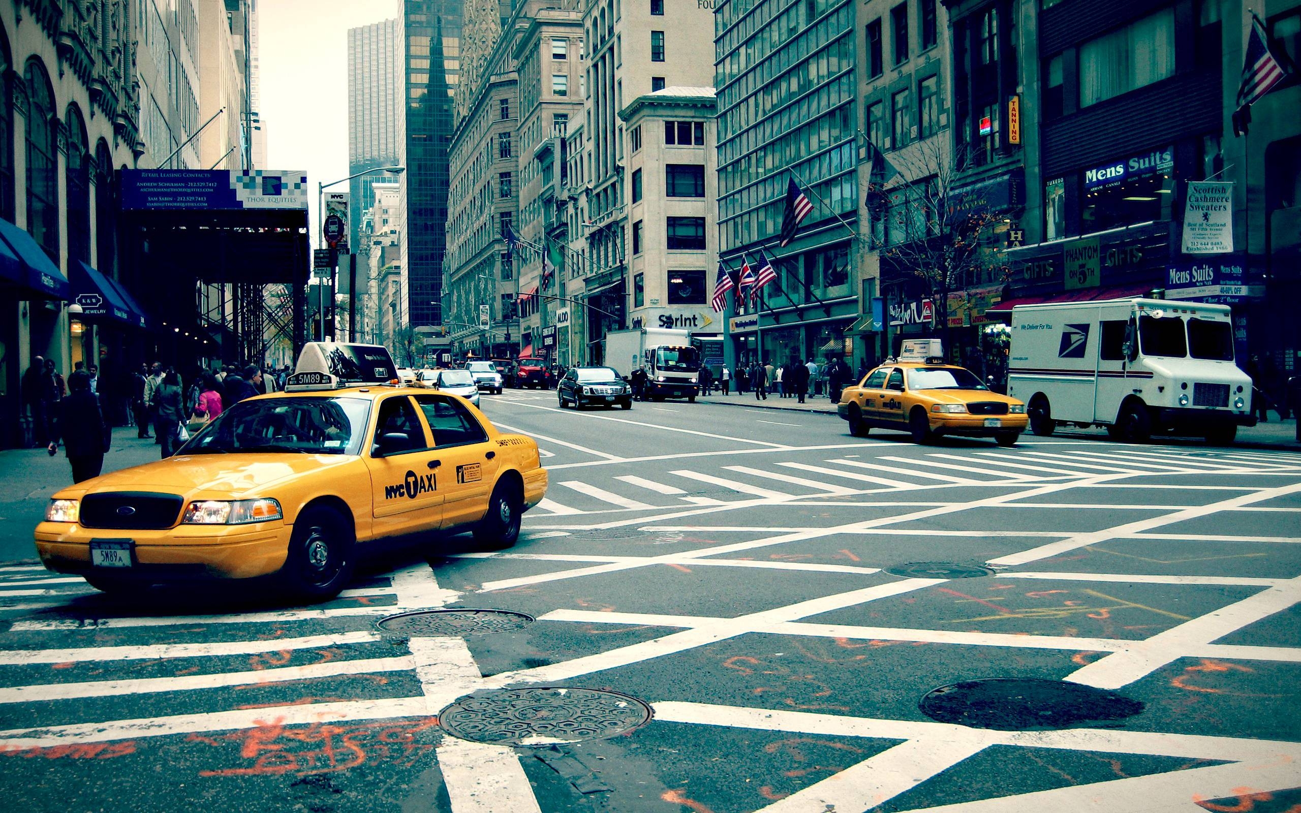 2560x1600 City Streets Wallpaper Mobile, Desktop