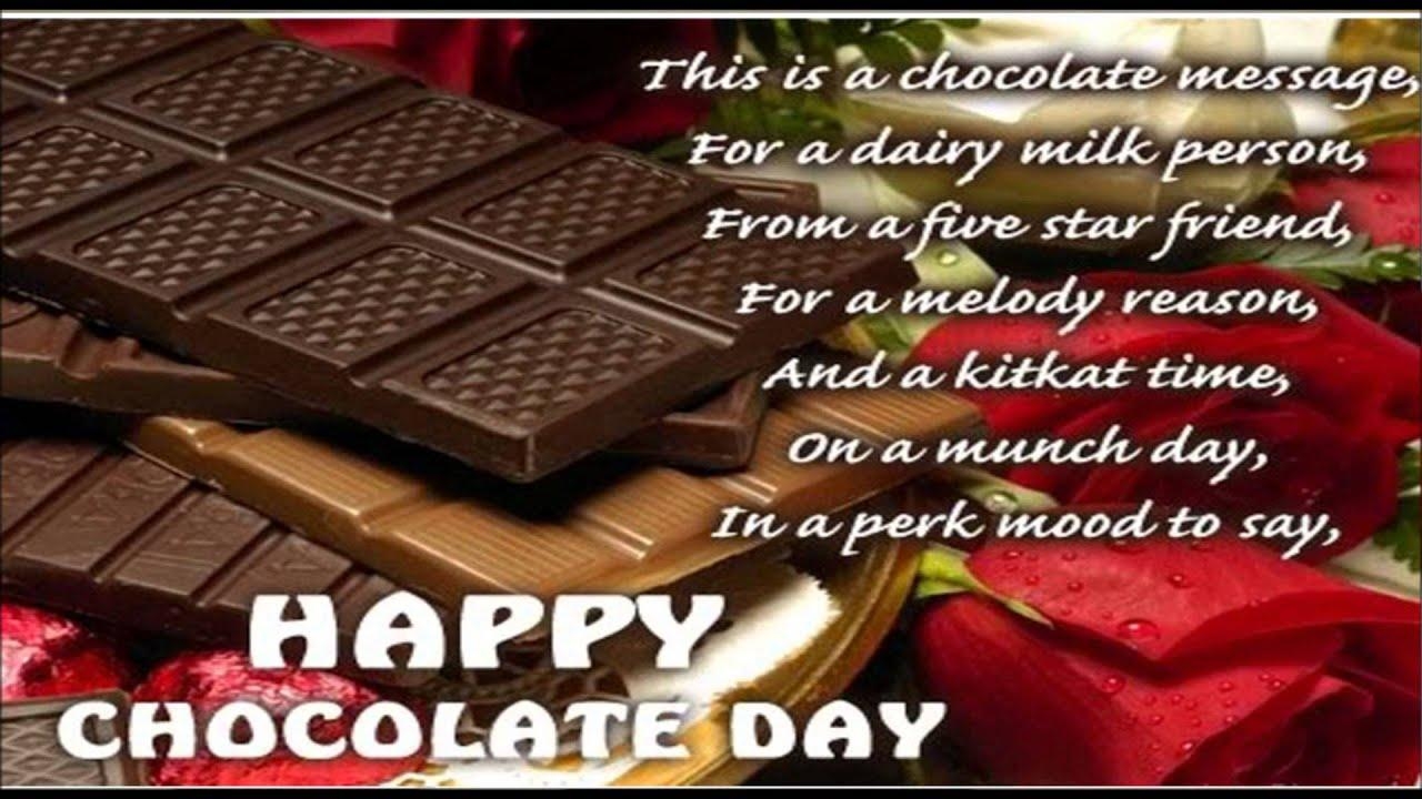 1280x720 Happy Chocolate Day Wallpaper With Quotes Yokwallpaper, Desktop