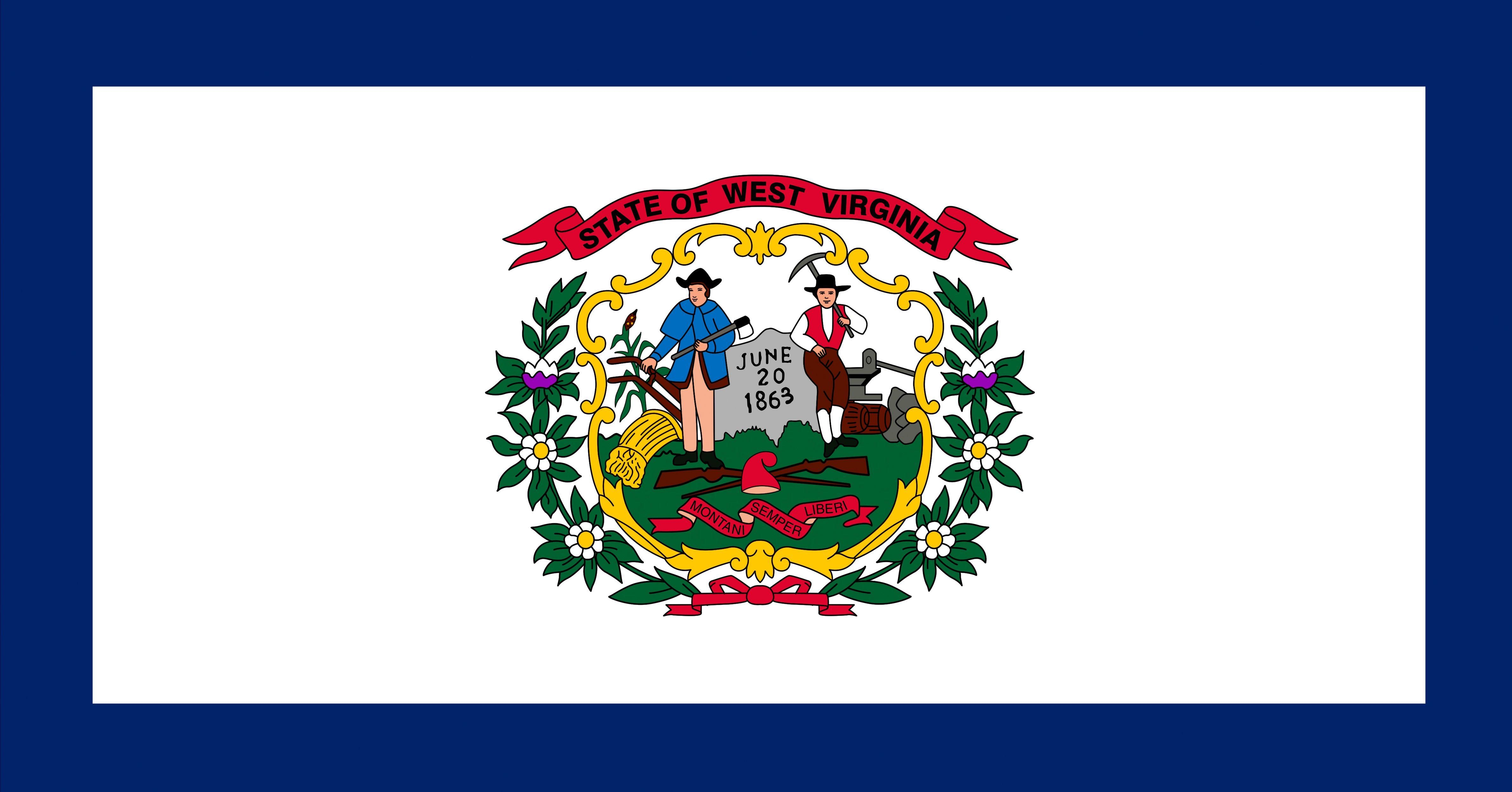 4770x2500 USA West Virginia Flag, Desktop