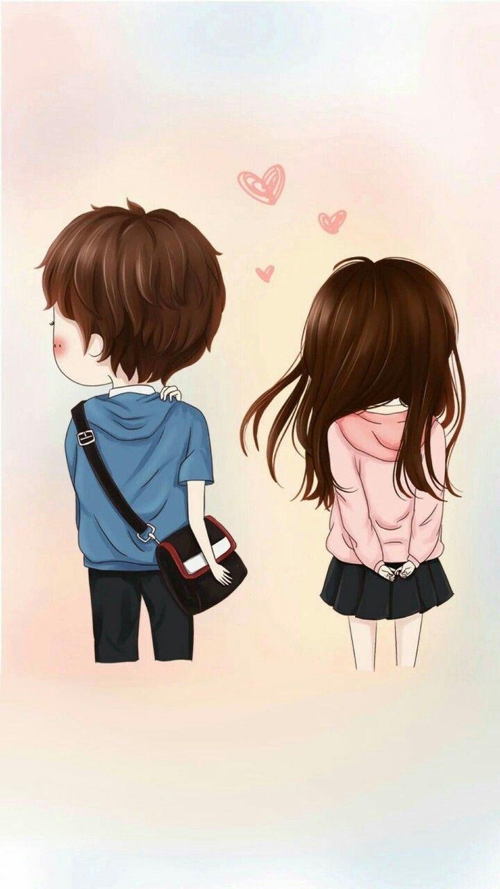 720x1280 R.S. Cute chibi couple, Cute couple cartoon, Chibi girl, Phone