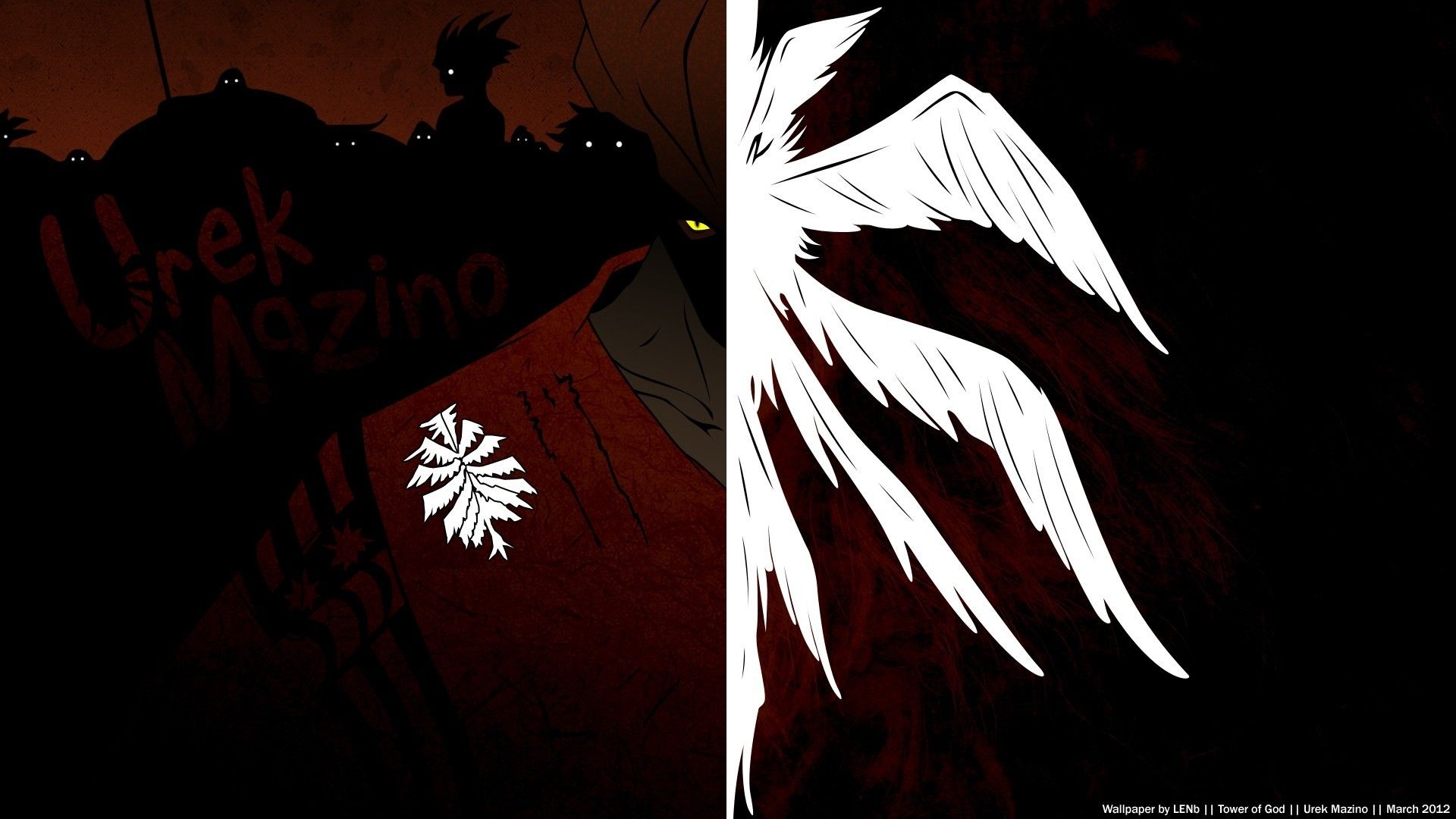 1920x1080 Tower Of God Anime Dark Black 2012 Year White Wallpaper:, Desktop