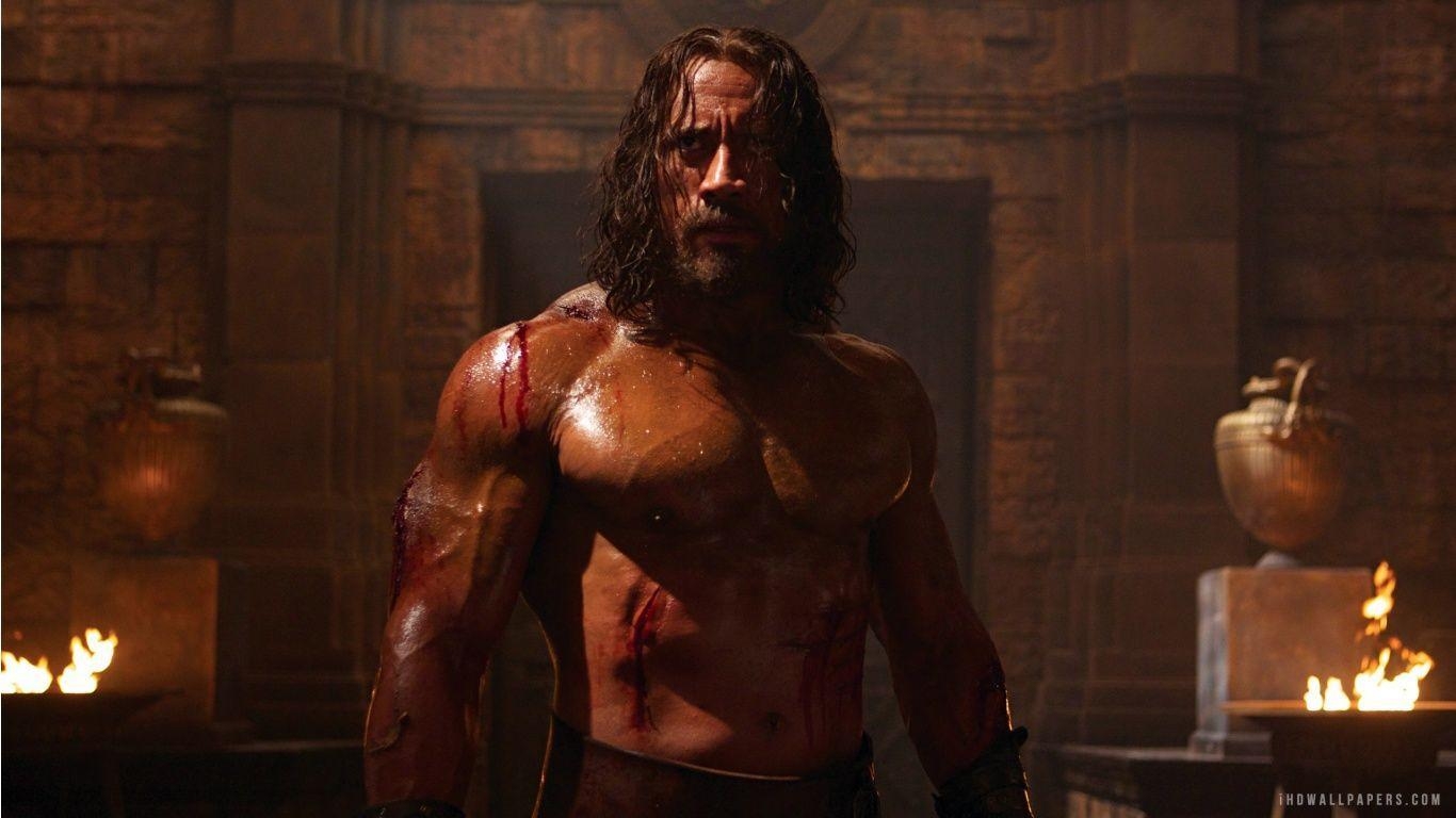 1370x770 The Rock in Hercules 2014 Movie HD Wallpaper, Desktop