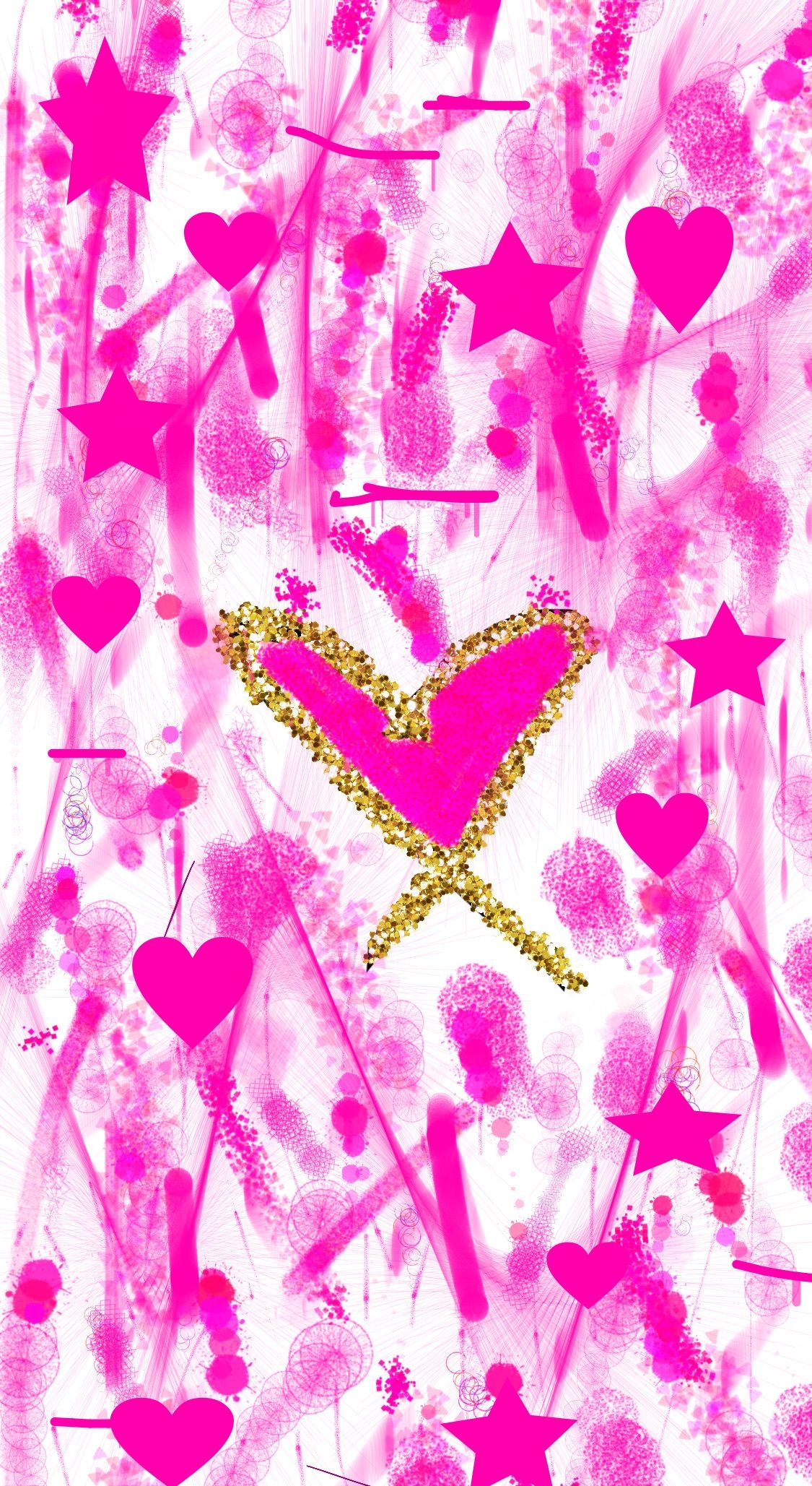 1130x2060 pink preppy heart wallpaper. Abstract artwork, Heart wallpaper, Abstract, Phone